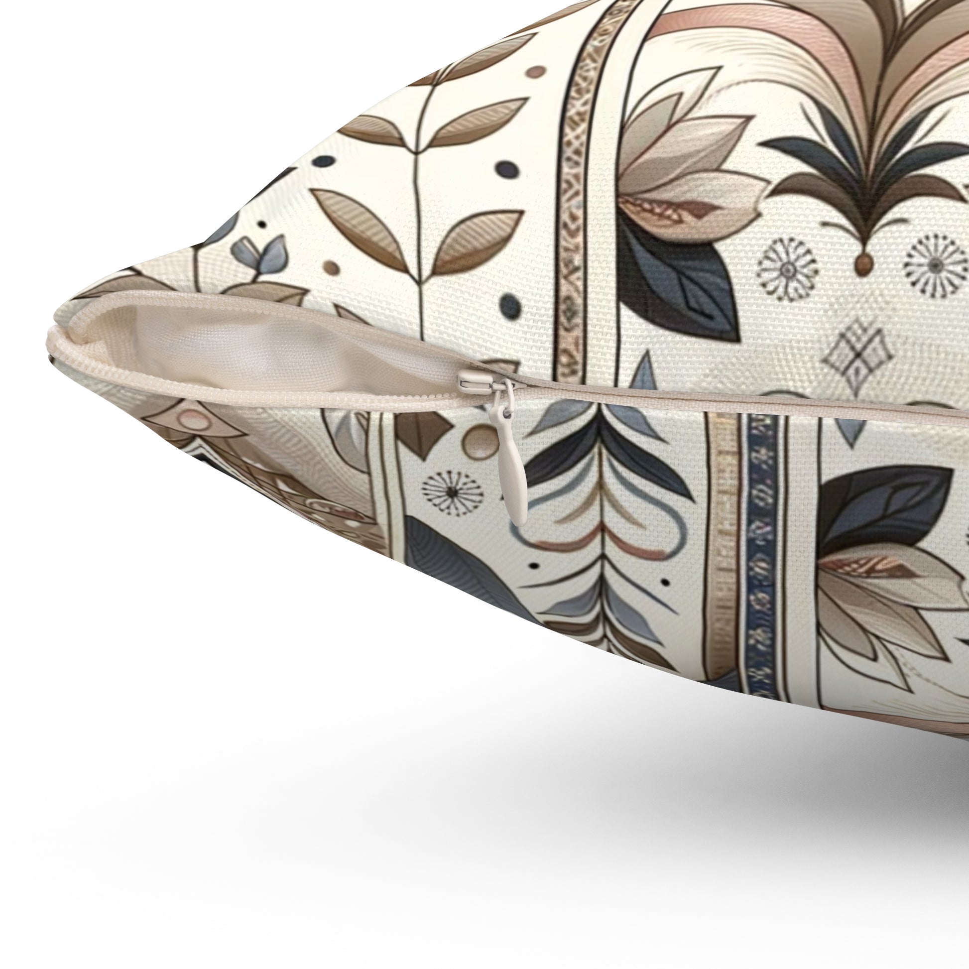 Modern Retro Square Pillow Pastel 3D Floral Illusion Luxurious Elegant Home Living Room Decor Enhancement Decor Comfort for Bedroom or Housewarming Gift New House, Bridal Shower Gift.