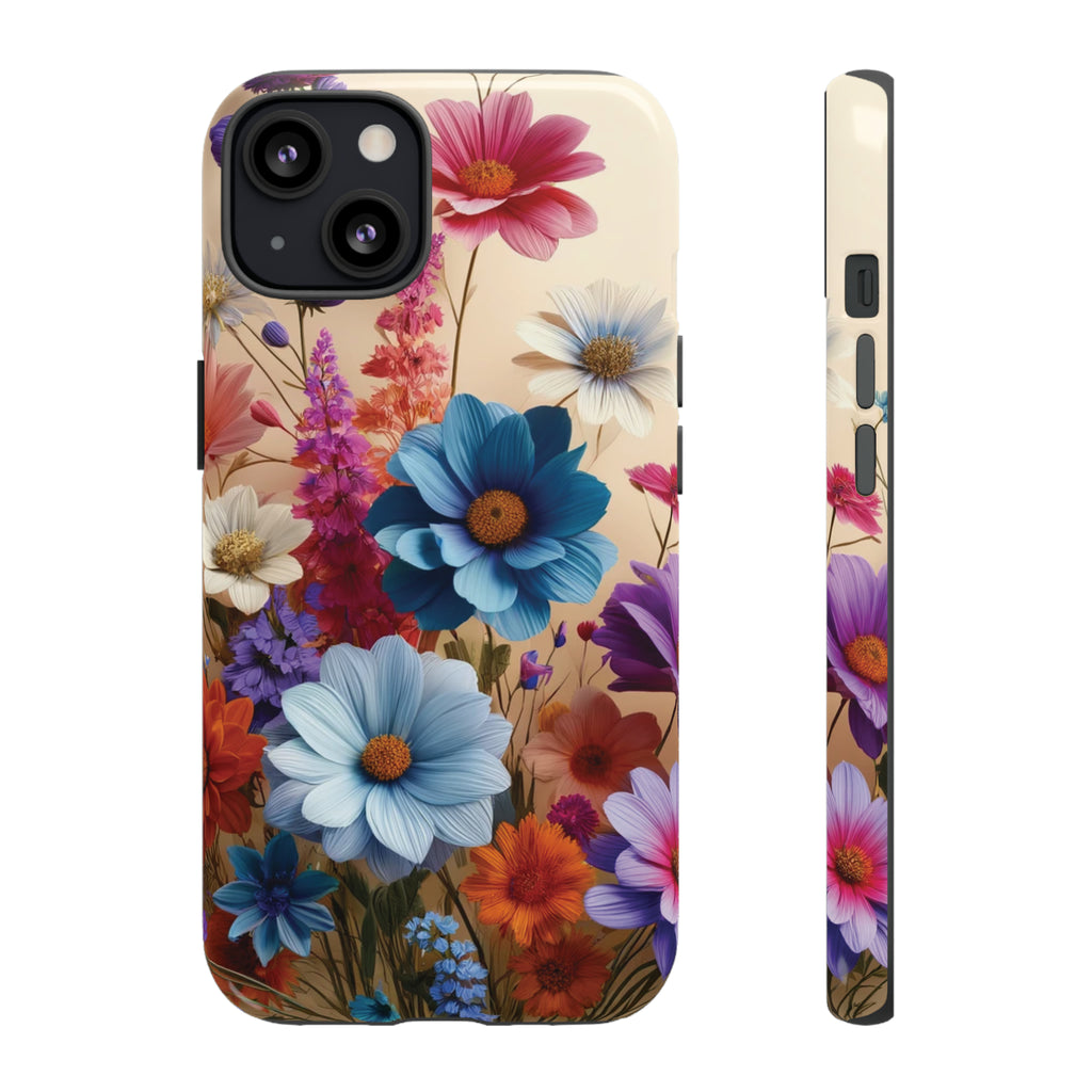 Best Phone Case Floral 3D Illusion Luxury Tough Case Floral Elegant Durable Stylish for Modern Devices iPhone 15, Samsung iPhone Samsung Accessory Gift for Her.