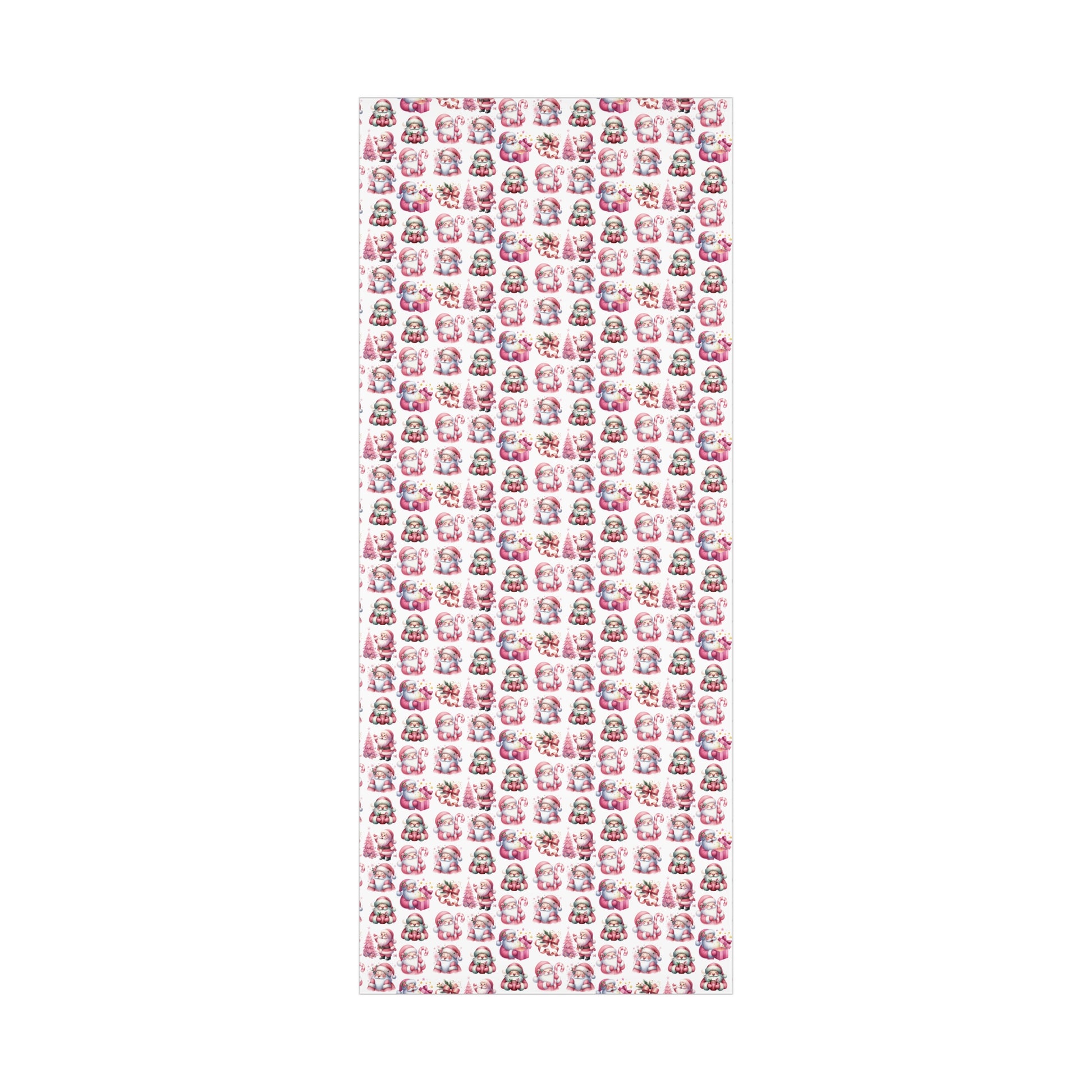 Pink Gift Wrap Papers, Christmas Santa Holiday Wrapping Pink Vintage Gift Packaging, Xmas Party Supplies, Decorative Present Wrap for Mom Premium Quality - MRSBYVALLE