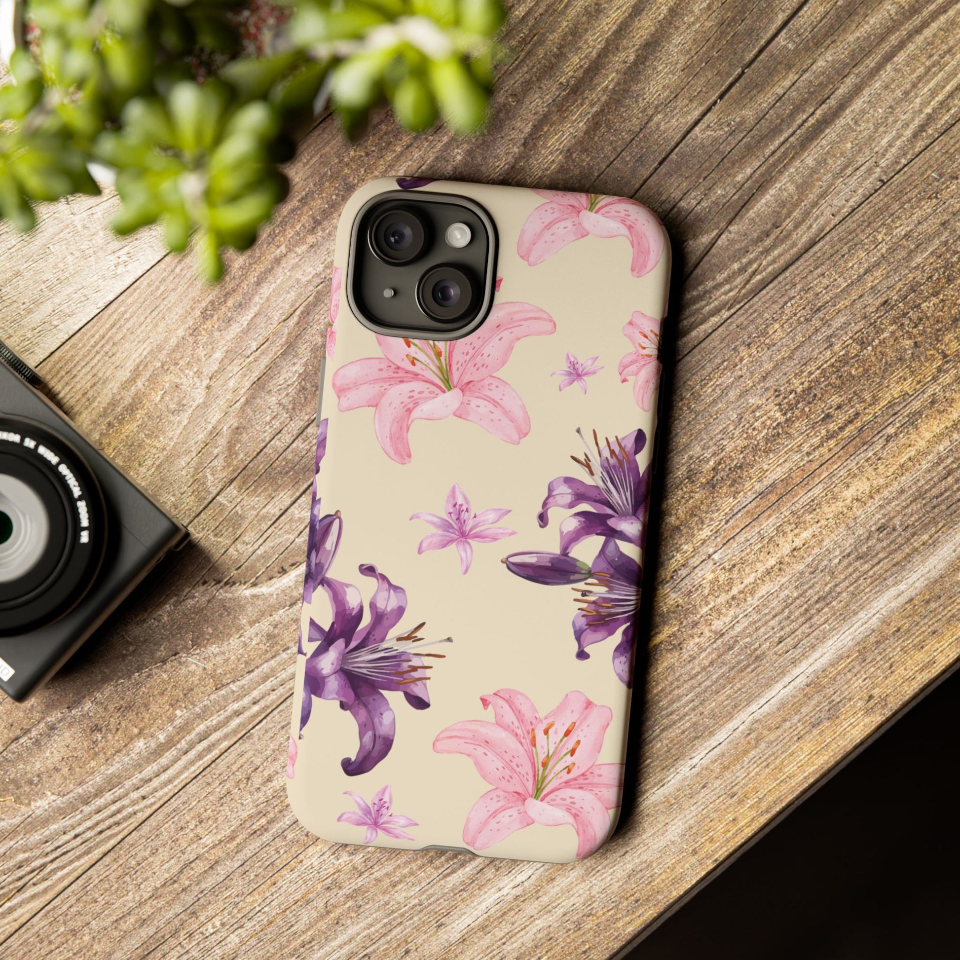 Blooming Tiger Lily Phone Case - Compatible with iPhone, Samsung, and Pixel | Stylish Protective Cover Gift for Her Perfect for Floral Lover