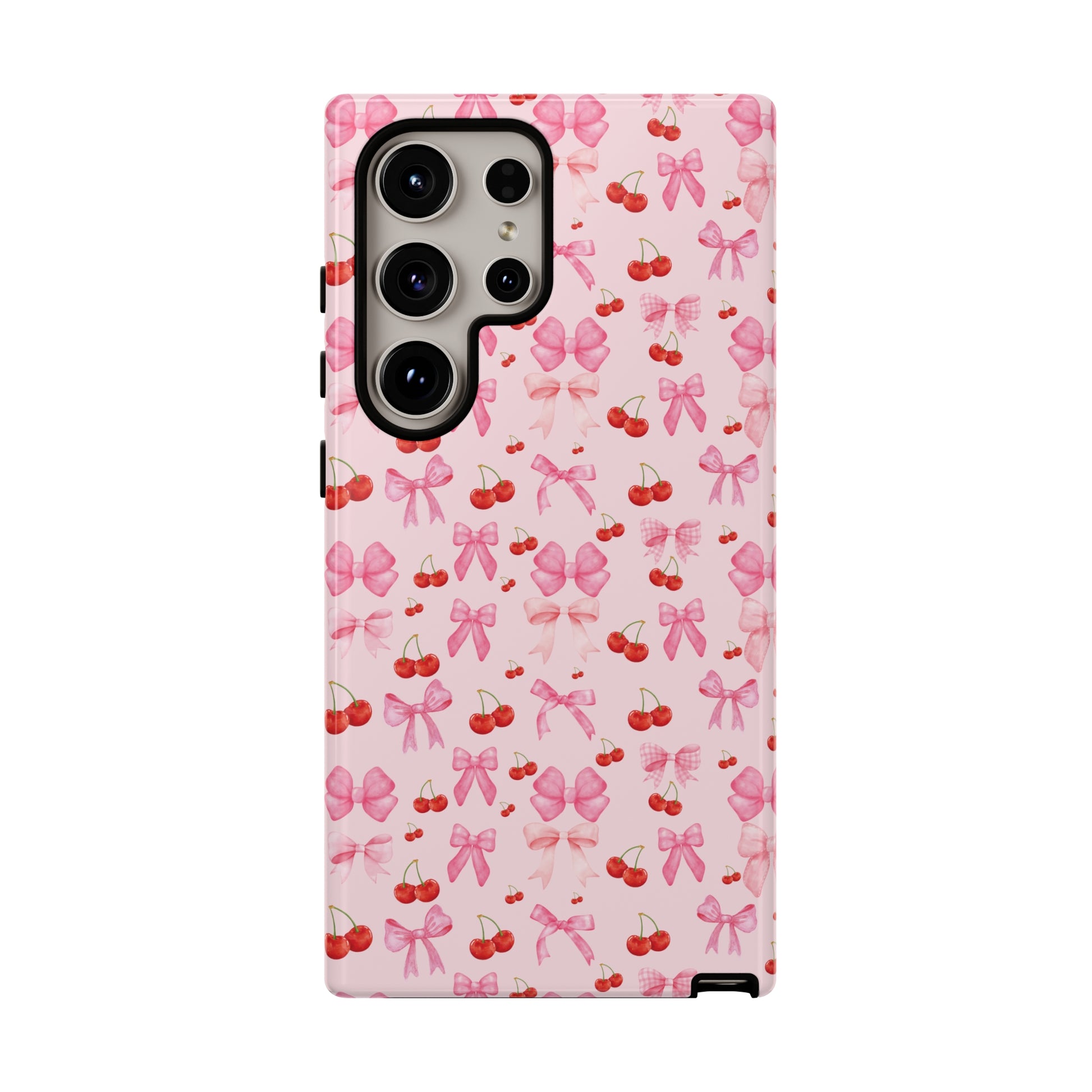 Coquette phone case Cherry Coquette Ribbon Bow iPhone Case Fruity, Girly Gift for Her Phone 15, Samsung iPhone Samsung Gift for Her Case iPhone 15, Samsung iPhone Samsung Accessory Gift for Her.