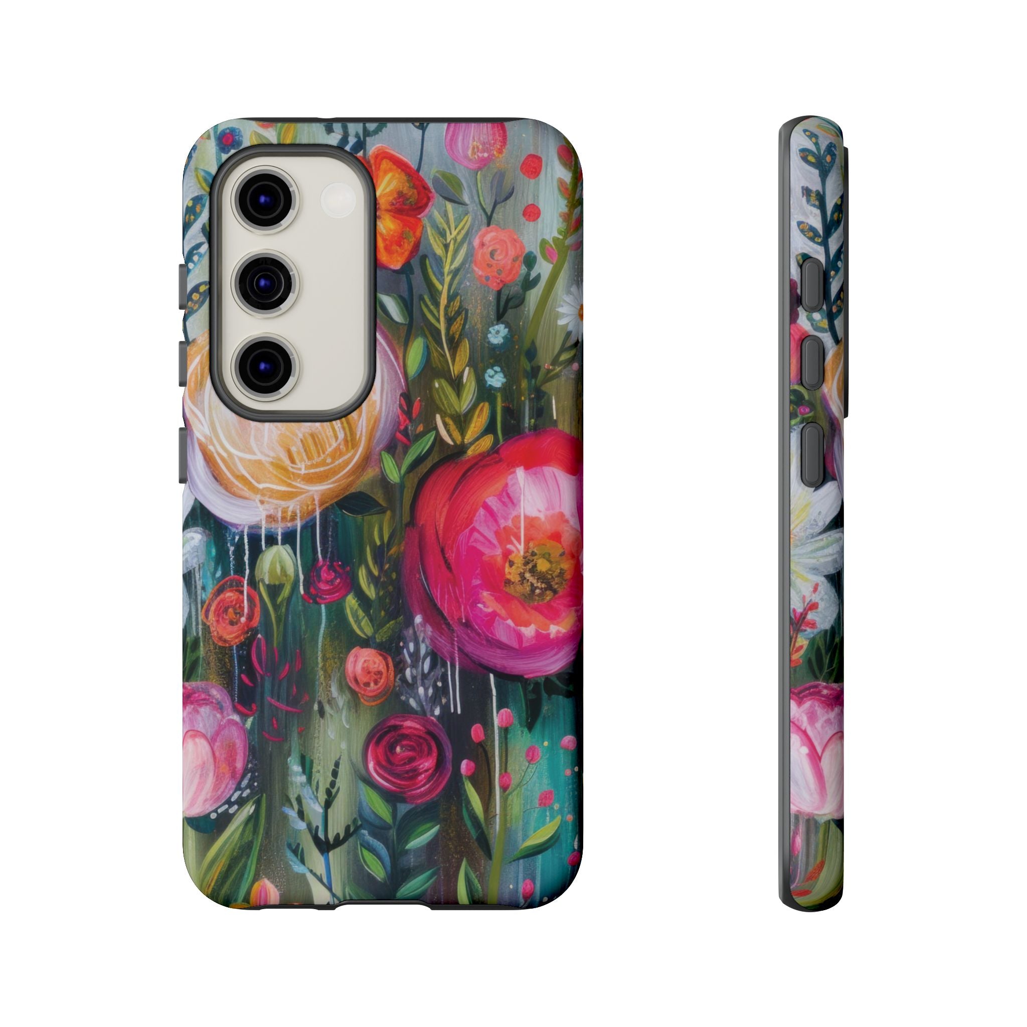 Watercolor Boho Floral Phone Case for iPhone 17 case Samsung, and Pixel | Stylish Protective Cover Gift for Her Perfect for Floral Lover