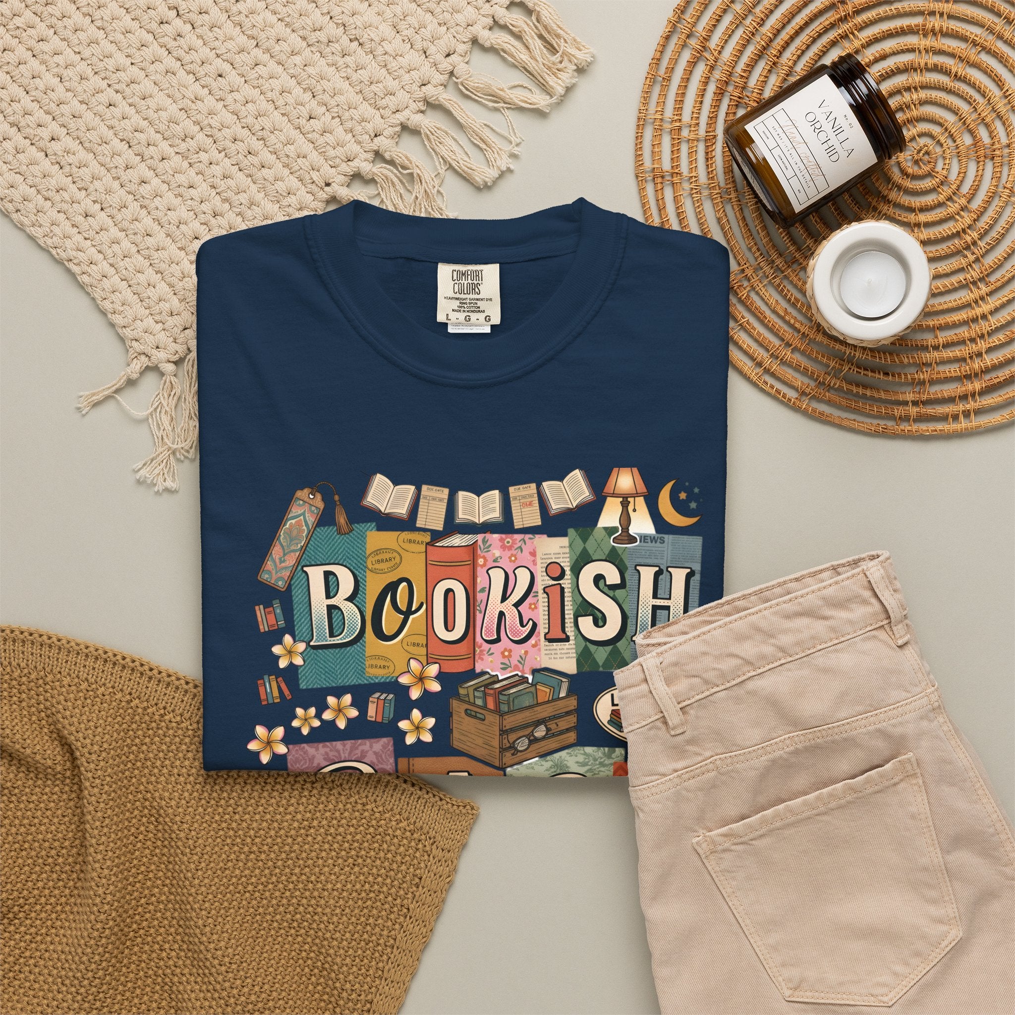 Bookish Babe Reader T-Shirt — Book Lover Tee for Teachers & Avid Readers