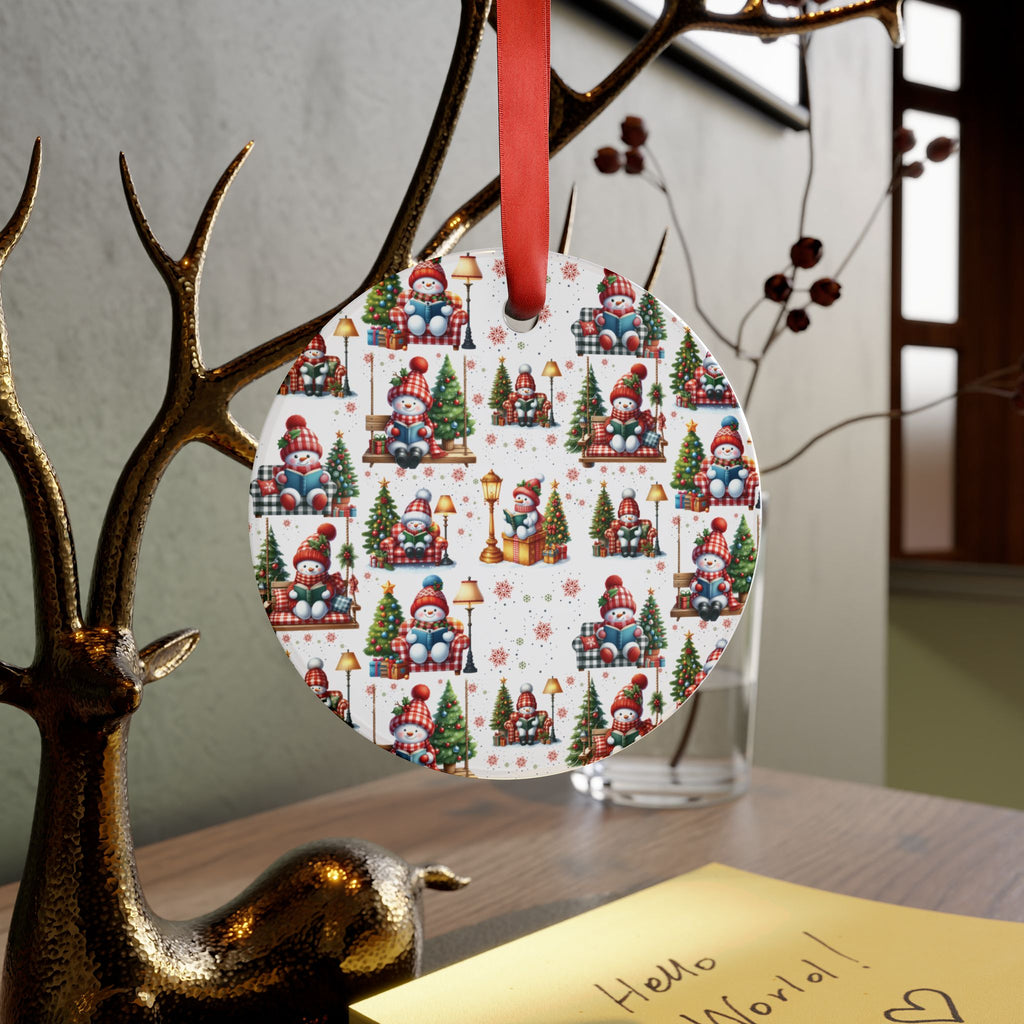Snowman Christmas Ornament - Elegant Holiday Decor, Perfect Gift, Adds Timeless Charm and Sophistication to Your Christmas Tree Gift - MRSBYVALLE