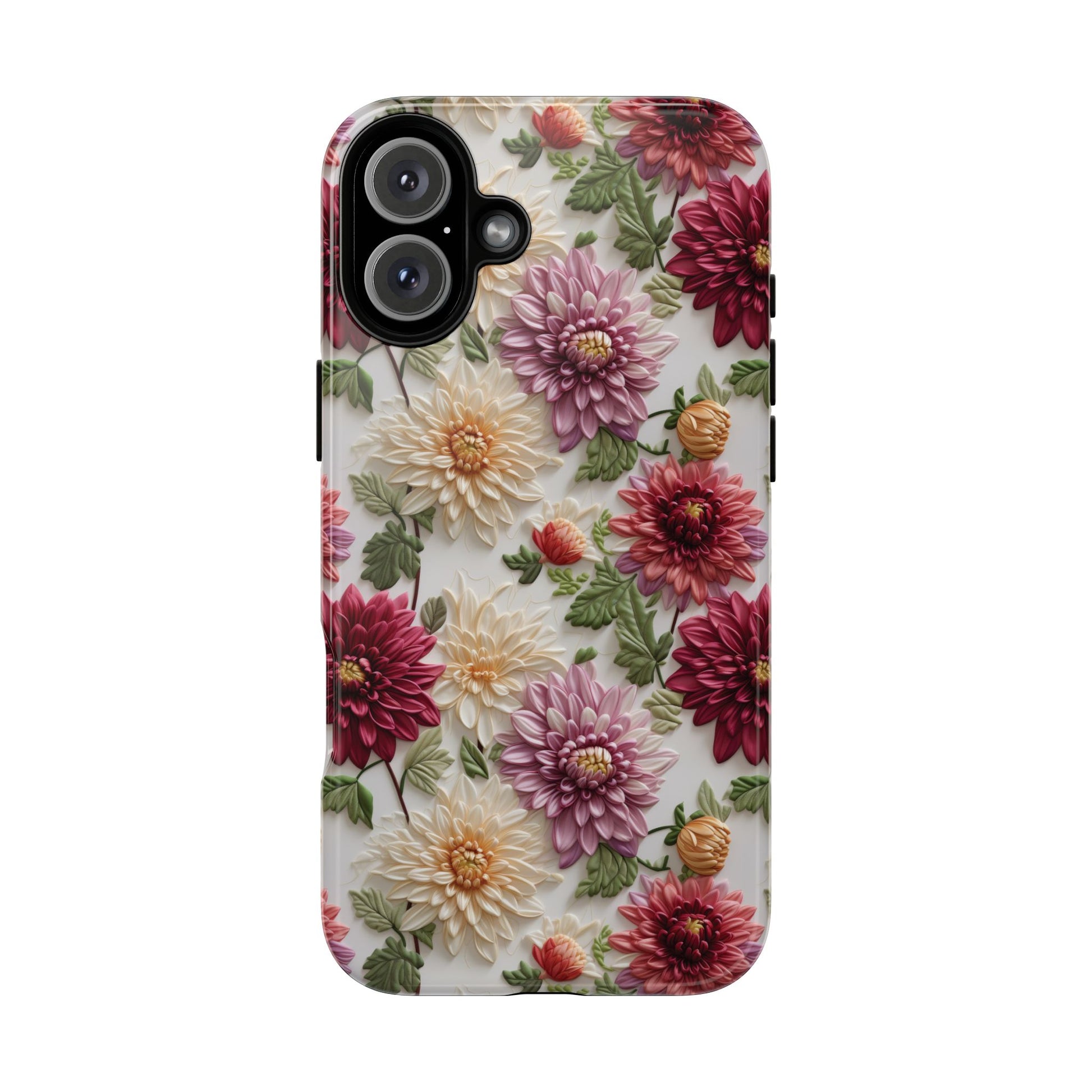 Floral Fall Phone Case for iPhone 16 pro15 14 13 12  21 23 Samsung, and Pixel | Stylish Protective Cover Gift for Her Perfect for Floral Lover