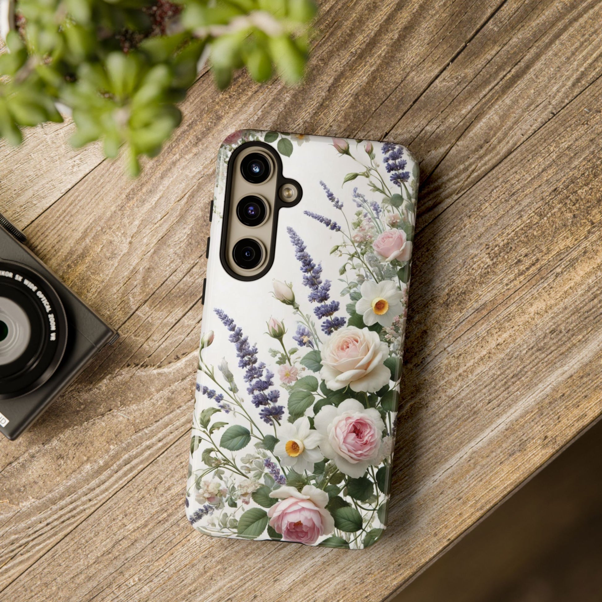 Boho Floral Fall Phone Case for iPhone 16 pro15 14 13 12  21 23 Samsung, and Pixel | Stylish Protective Cover Gift for Her Perfect for Floral Lover