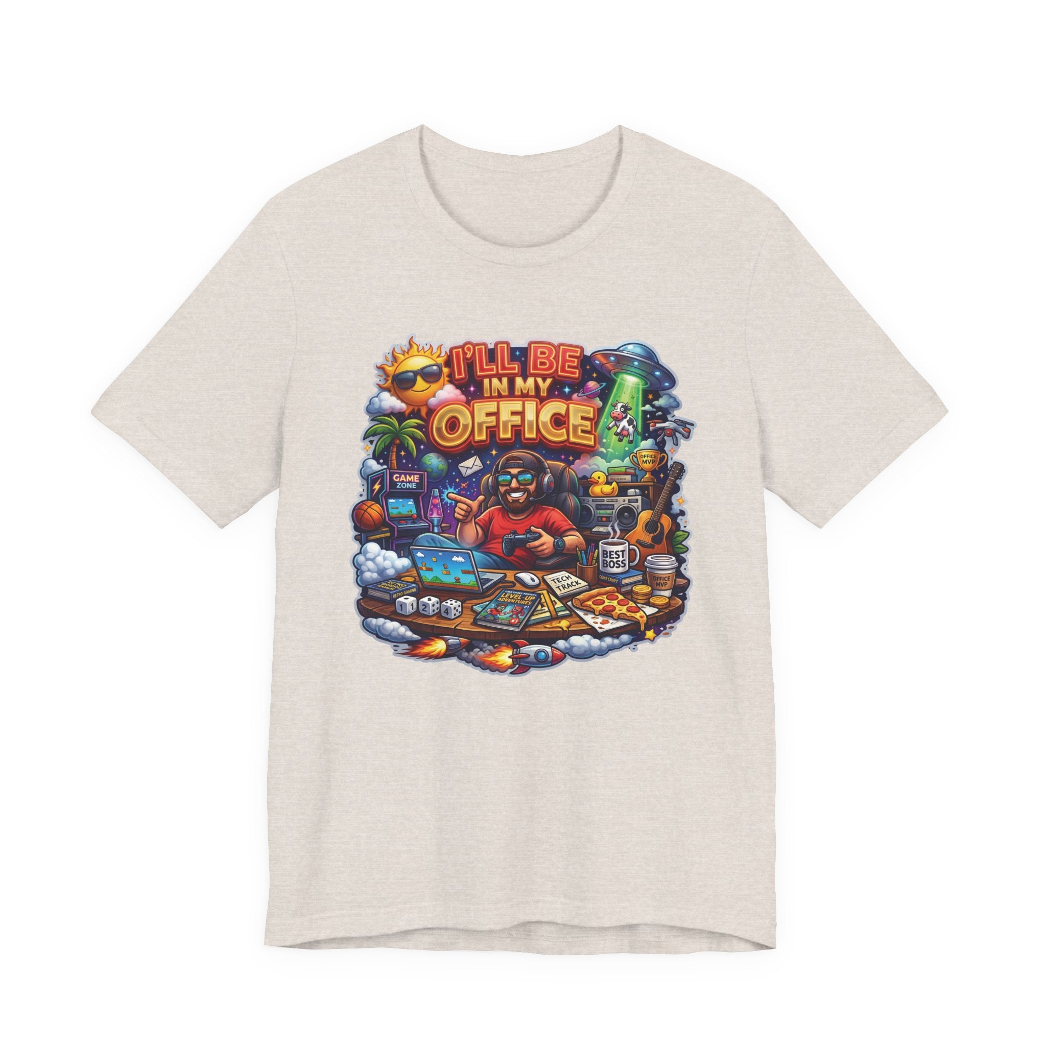 T-shirt « Je serai de retour au bureau » — T-shirt amusant pour le retour au travail, parfait pour votre mari ou votre père