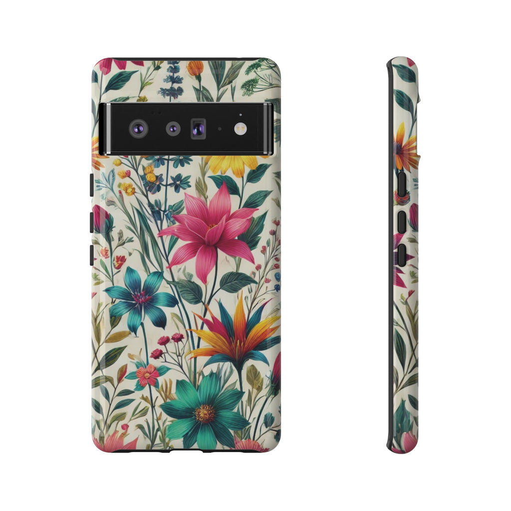 Wildflowers Boho Chic Design Phone Case - Stylish, Protective Cover for All Models Gift for Mom Accessory Gift for Her