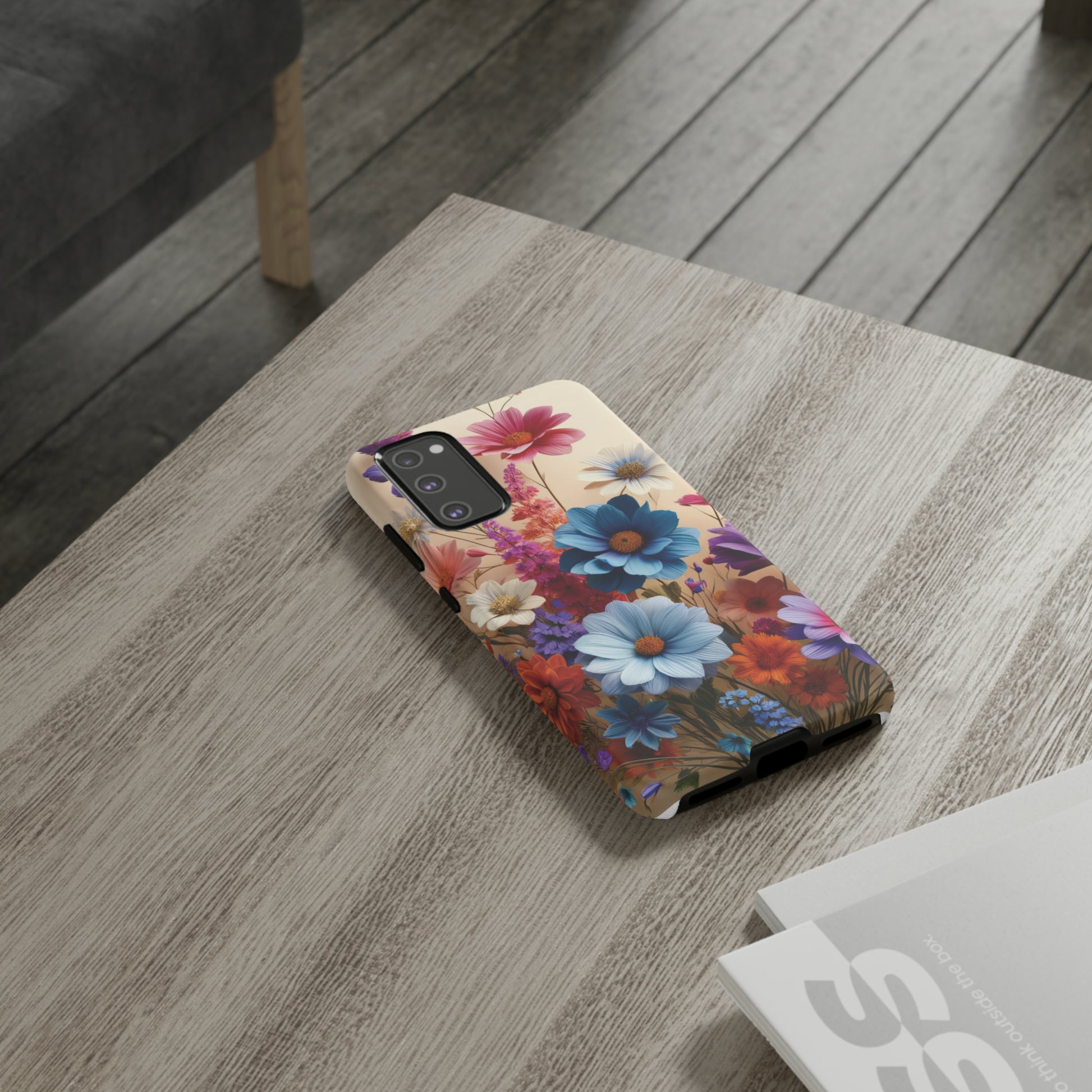 Best Phone Case Floral 3D Illusion Luxury Tough Case Floral Elegant Durable Stylish for Modern Devices iPhone 15, Samsung iPhone Samsung Accessory Gift for Her.