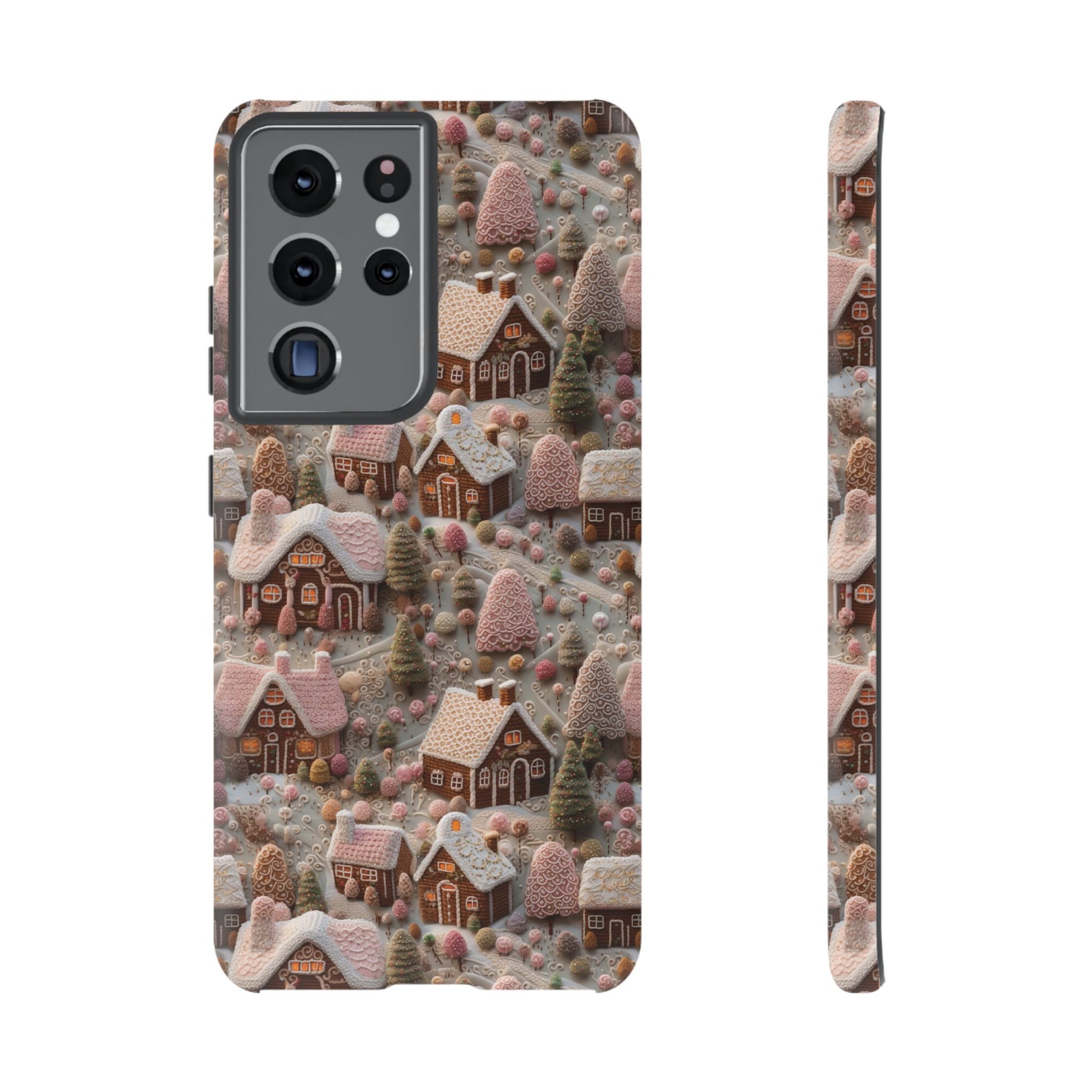 Gingerbread House 3D Phone Case Durable for iPhone Samsung Gift iPhone 15, 14, 13 Samsung Pixel Gift for Mom Accessory Gift for Her