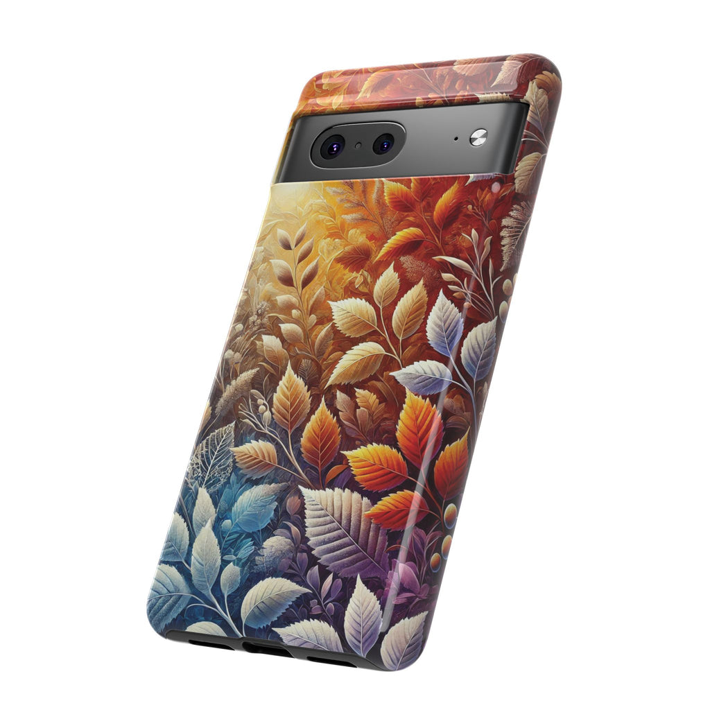 Beautiful Colorful Leaves Phone Case Vibrant Autumn Design for iPhone & Samsung, Durable Protection with Eye Catching Style, Perfect for Nature Lovers & Seasonal Charm Gift for Her