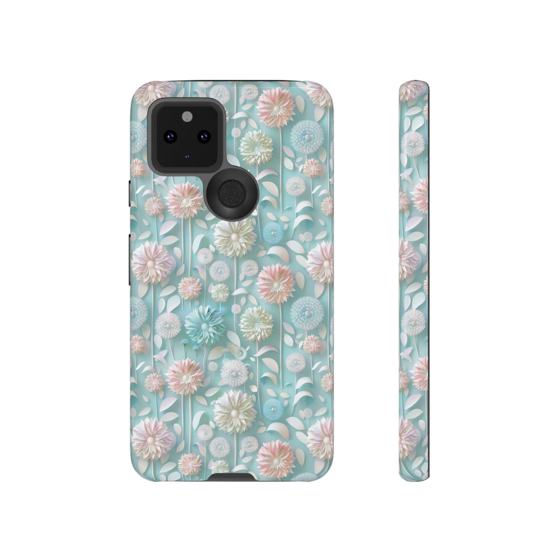 Pastel Floral Phone Case for iPhone & Samsung | Elegant and Slim Design with Shockproof Protection | Durable, Scratch-Resistant, and Lightweight | Stylish Accessory