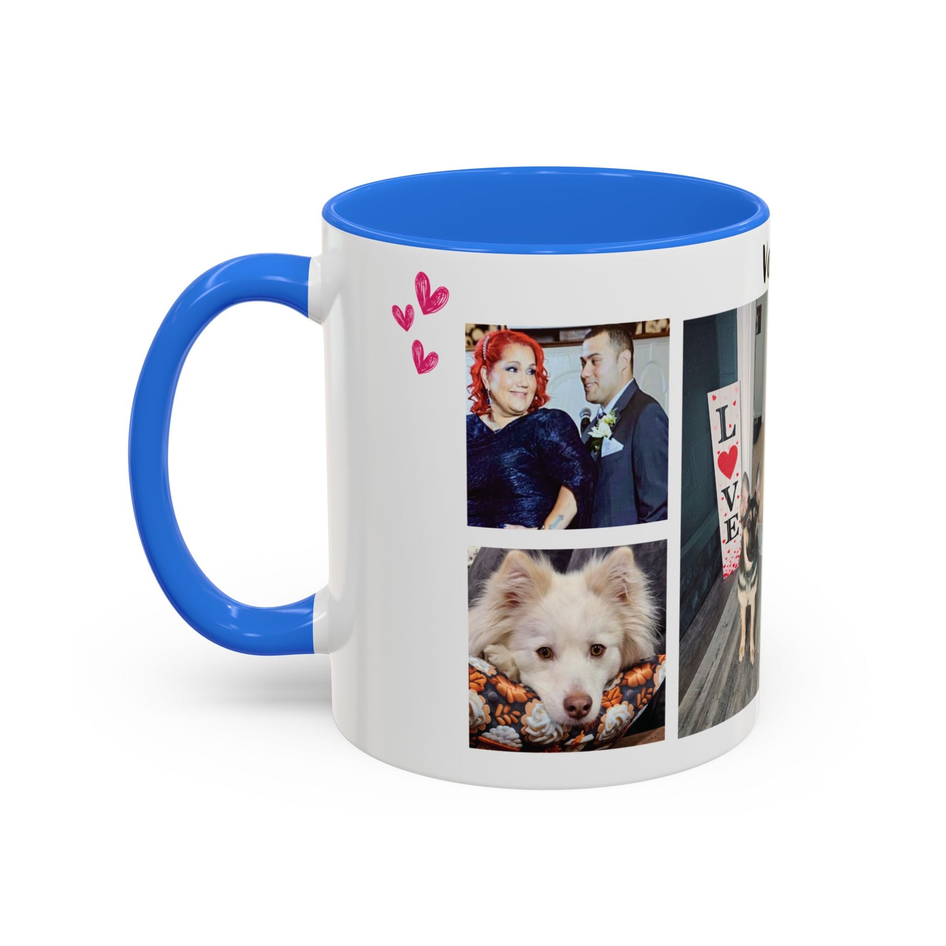 Personalized Photo Collage Coffee Mug, Custom Image Gift for Mom, Mother's Day Present, Colorful 15oz Cup, Birthday Mug, Custom Picture Mug Perfect Giift