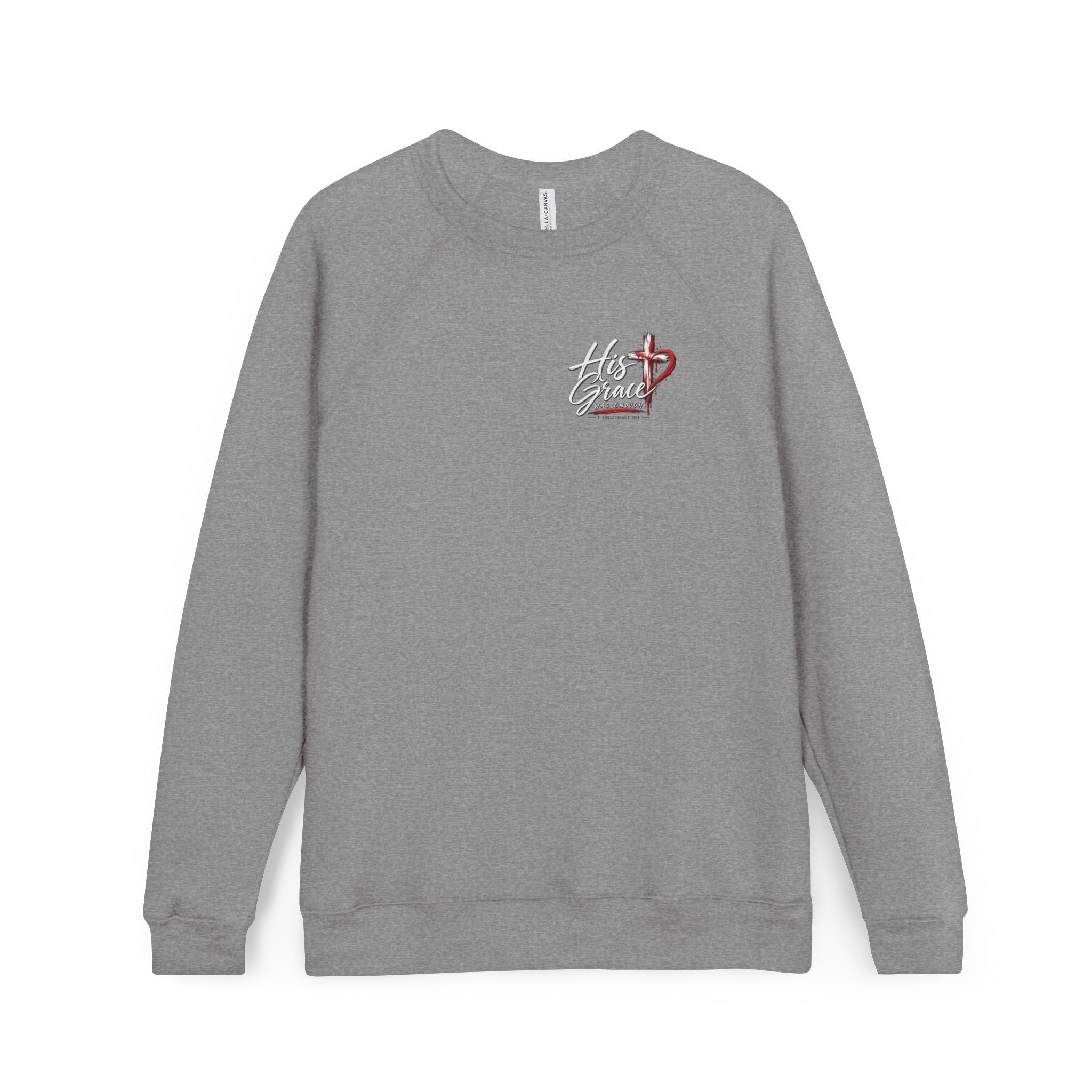 Saved by the Blood Sweatshirt — Christian Cross Faith Crewneck