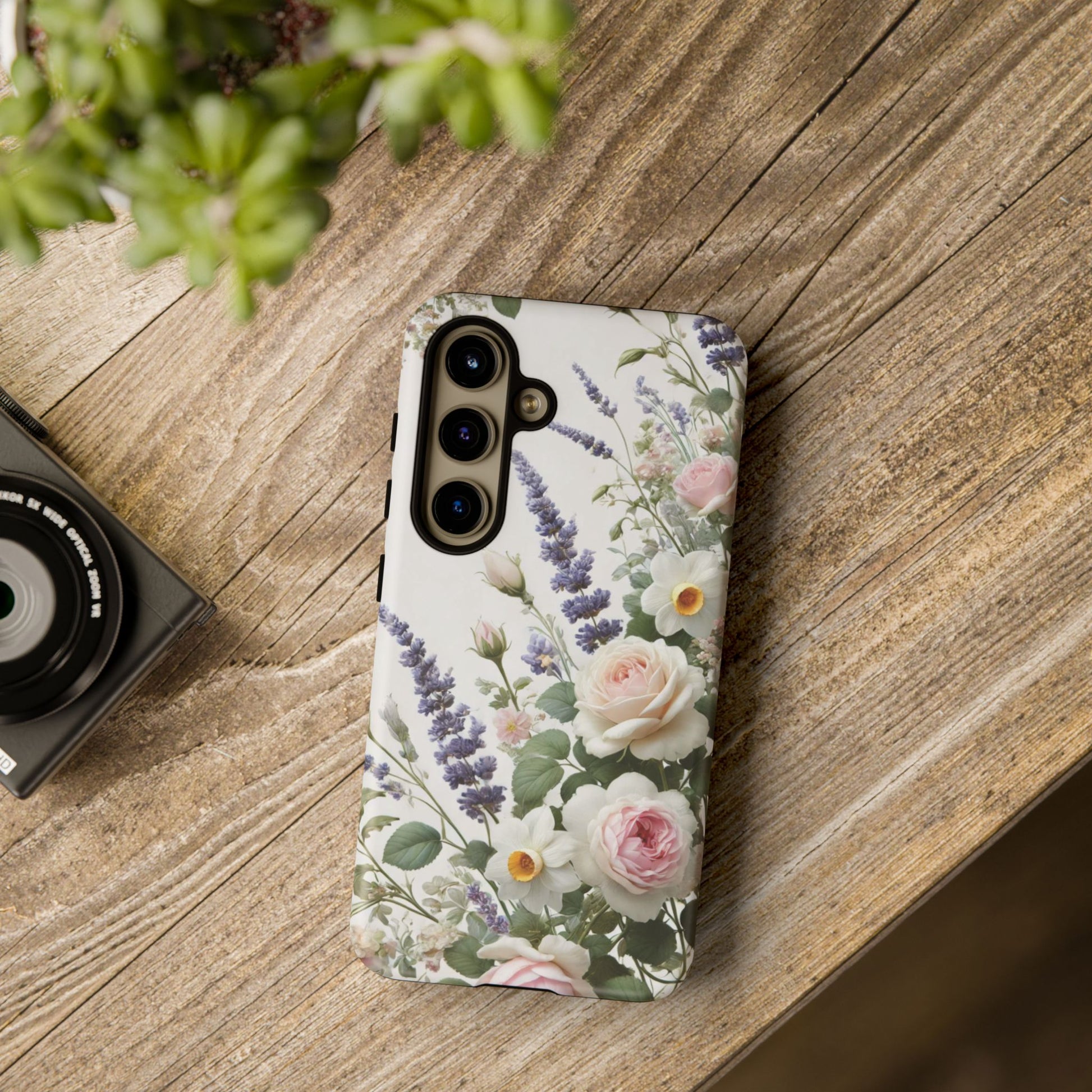 Boho Floral Fall Phone Case for iPhone 17,16  21 23 Samsung, and Pixel | Stylish Protective Cover Gift for Her Perfect for Floral Lover