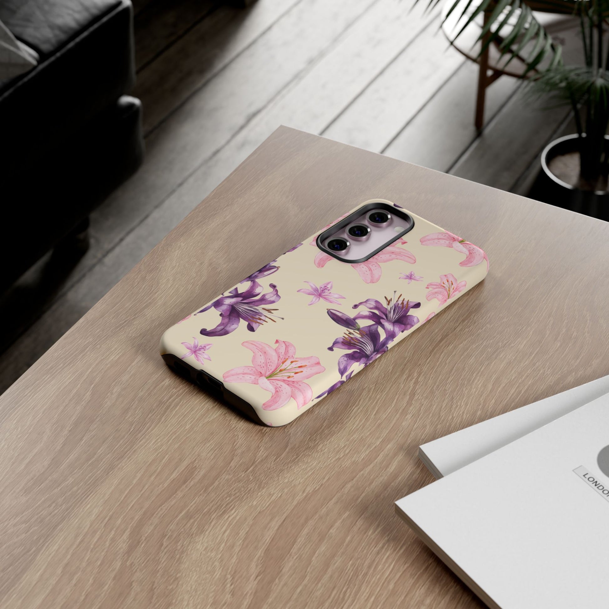 Blooming Tiger Lily Phone Case - Compatible with iPhone, Samsung, and Pixel | Stylish Protective Cover Gift for Her Perfect for Floral Lover