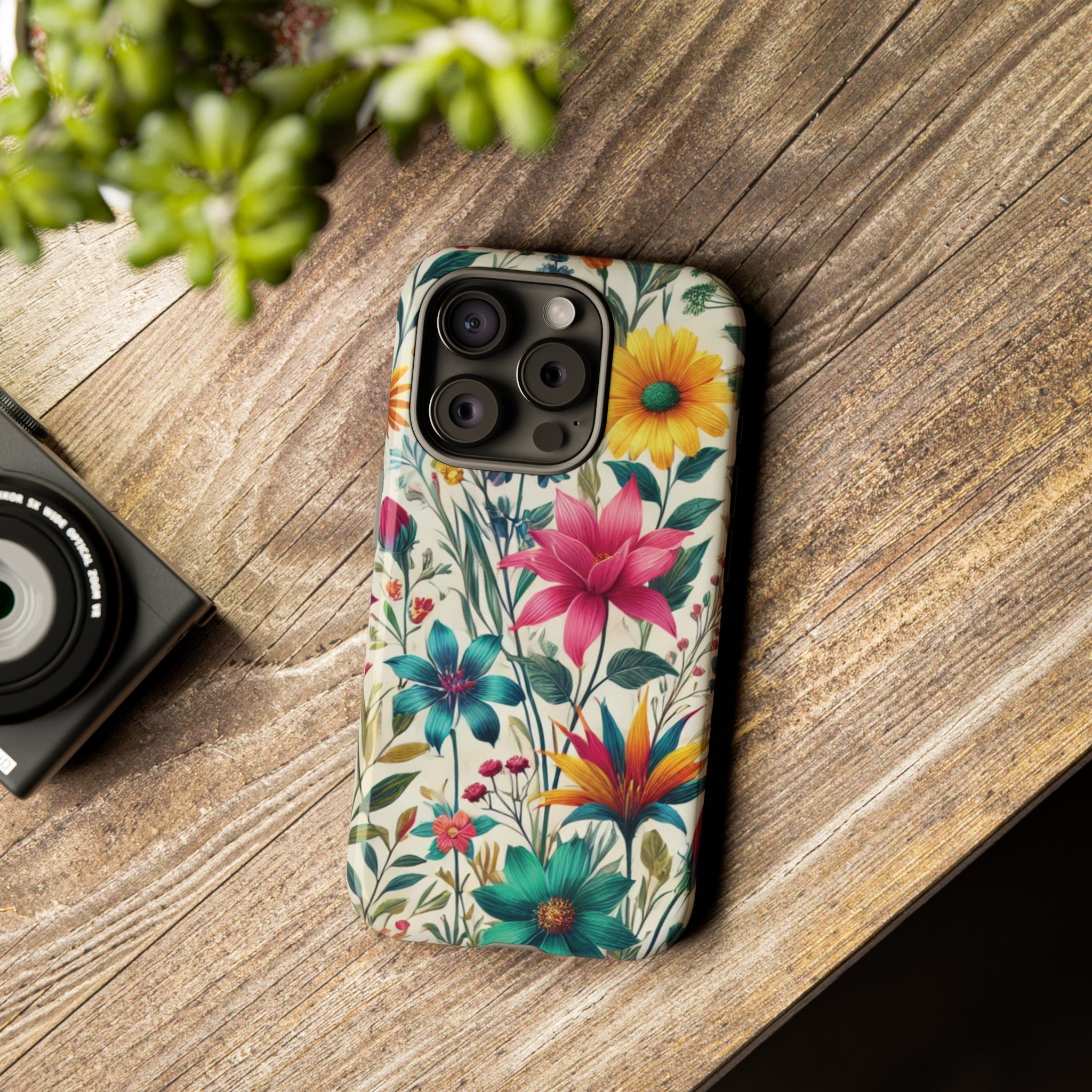 Wildflowers Boho Chic Design Phone Case - Stylish, Protective Cover for All Models Gift for Mom Accessory Gift for Her
