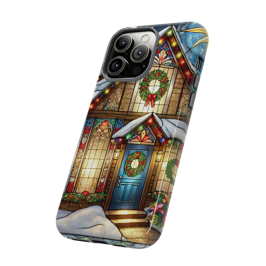 Phone Case - Stain Glass Christmas Unique Holiday Protection Gift for Her