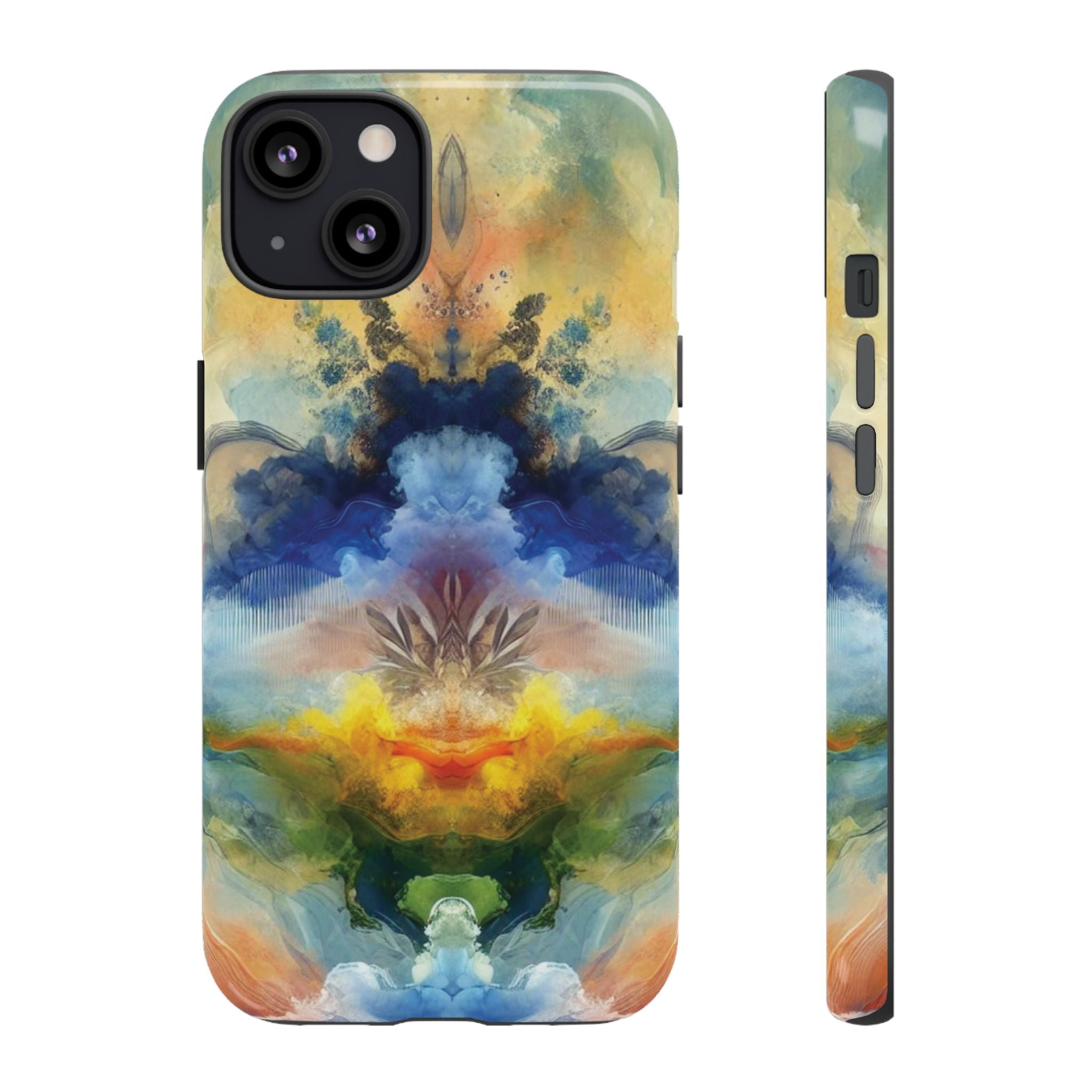 Modern Watercolor Abstract Phone Case Compatible with iPhone, Samsung & More - Stylish, Durable Protection with Vibrant Artistic Design Perfect Gift for Her