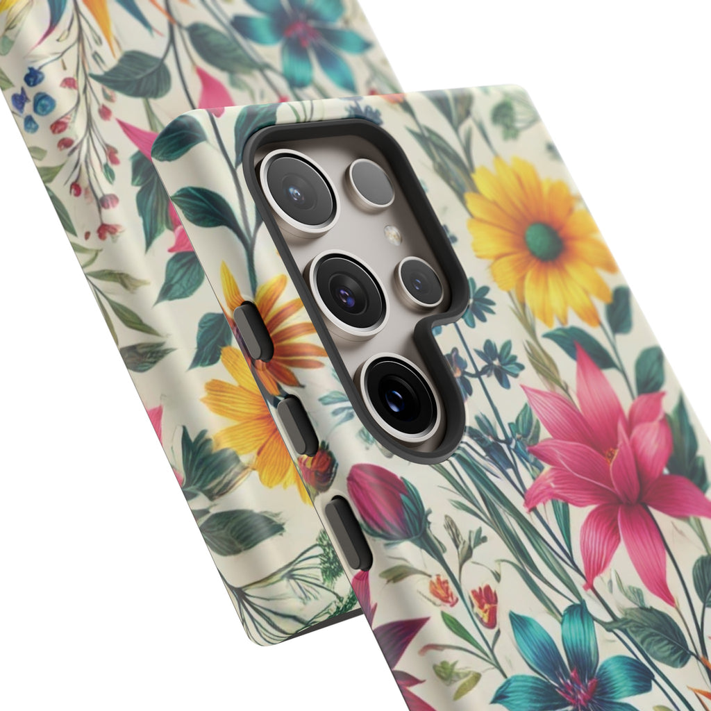 Wildflowers Boho Chic Design Phone Case - Stylish, Protective Cover for All Models Gift for Mom Accessory Gift for Her