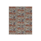 Funny Blanket Grumpy Brews Meet Happy Sips Couch Decor, Home Accent, Living Room Crushed Velvet Blanket, Novelty Gift Housewarming Bedroom - MRSBYVALLE