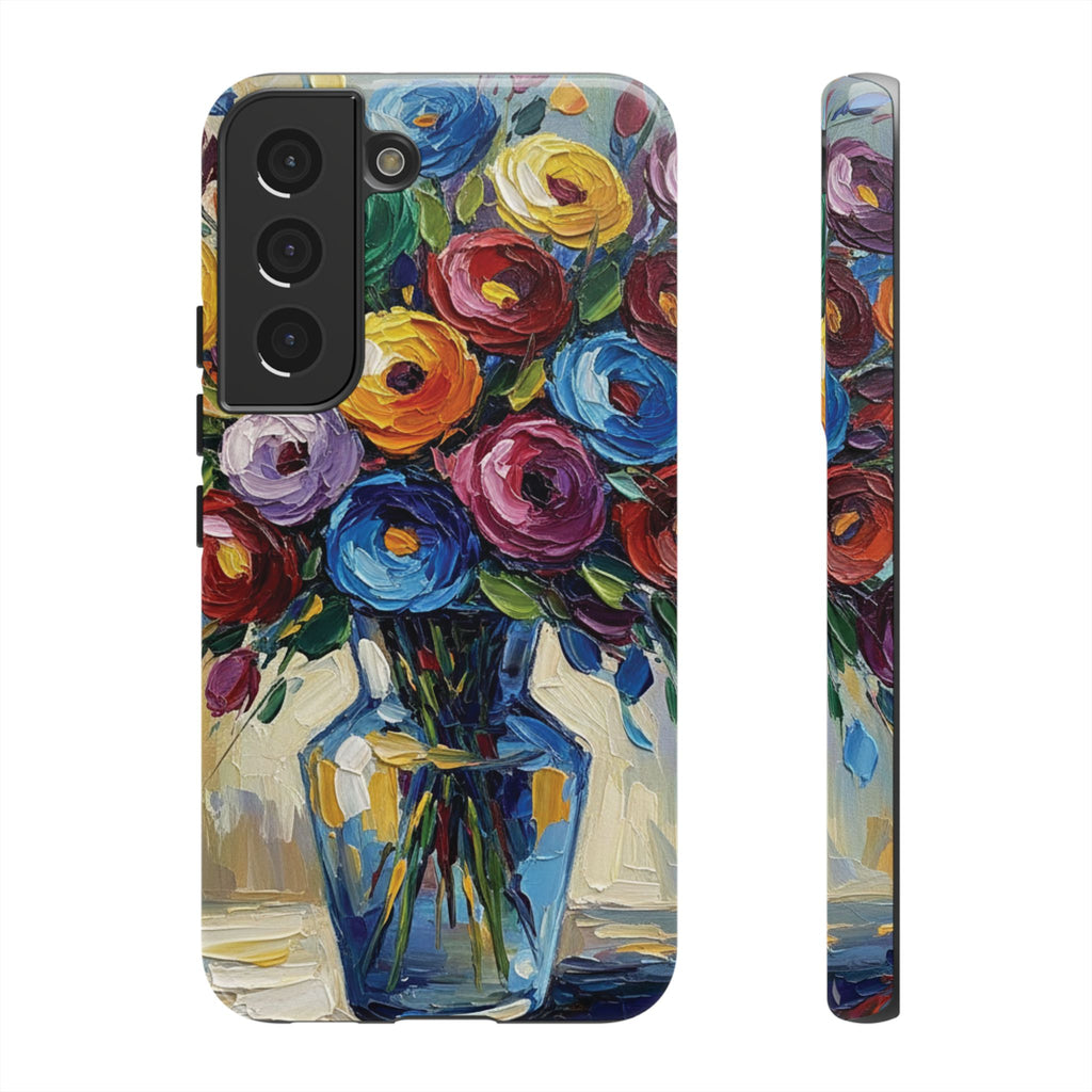 Floral Luxury Oil Painting Illusion Tough Case — Floral Art Phone Case for Art Lovers