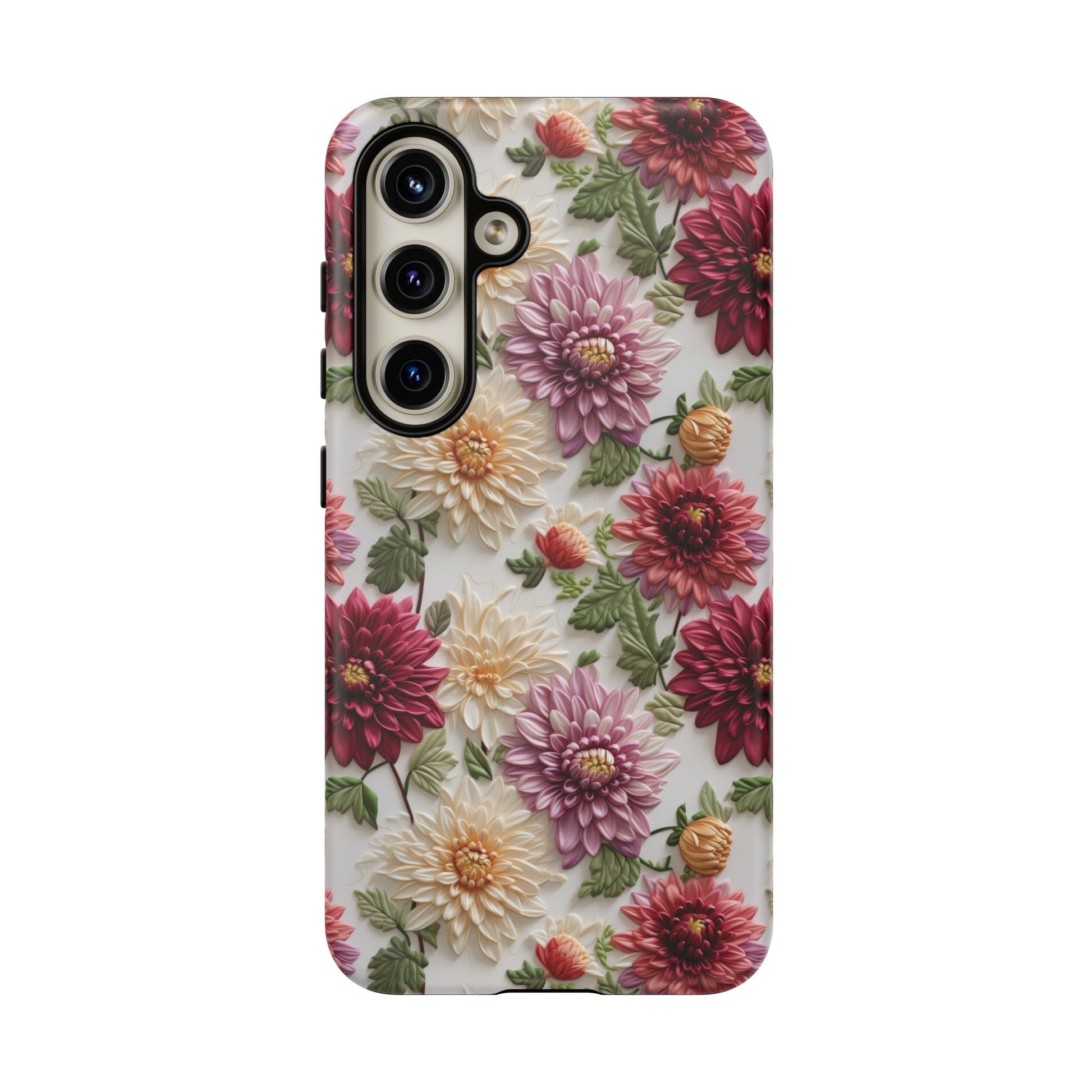 Floral Fall Phone Case for iPhone 16 pro15 14 13 12  21 23 Samsung, and Pixel | Stylish Protective Cover Gift for Her Perfect for Floral Lover