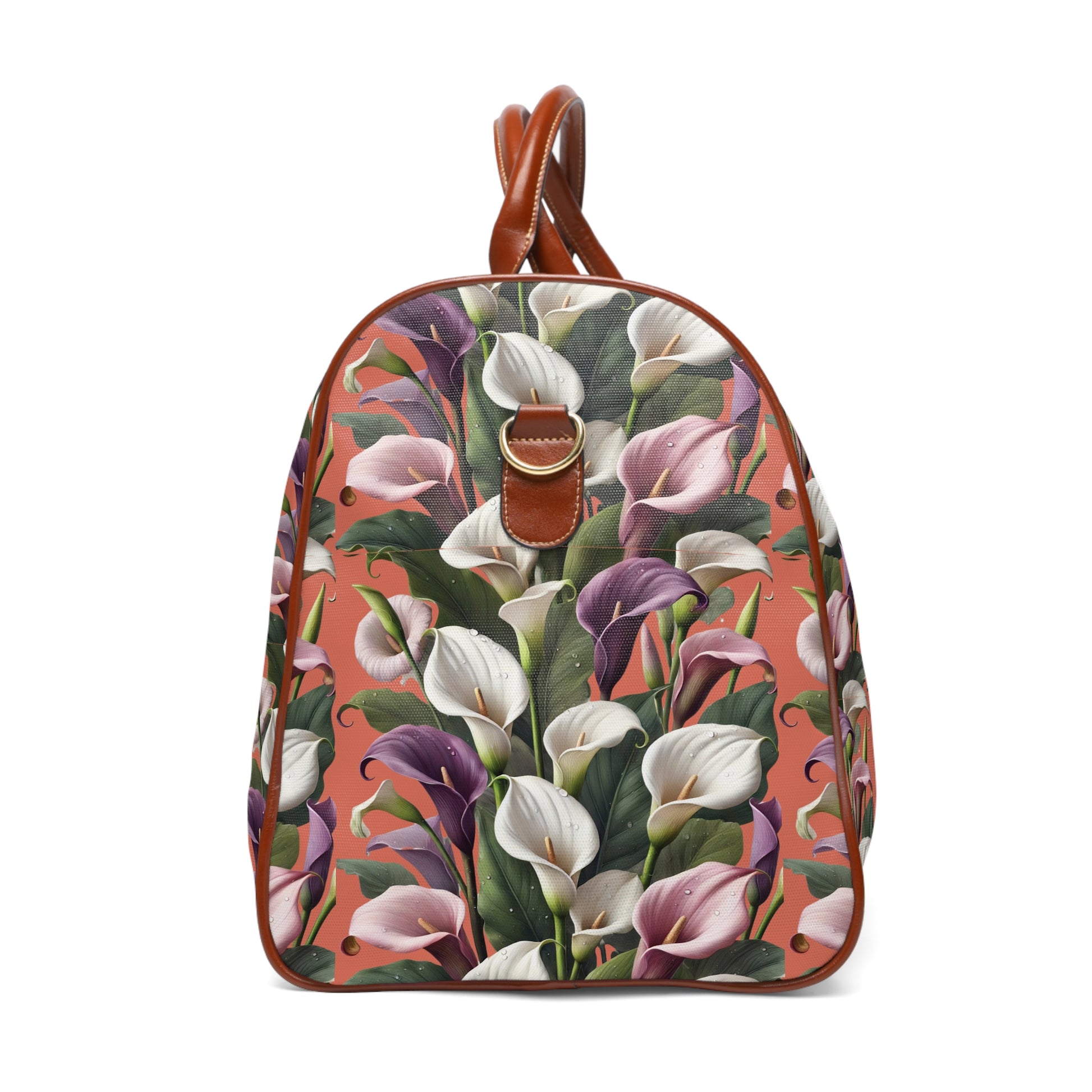 Elegant Calla Lily Travel Bag – Stylish Floral Design, Spacious & Durable for Weekend Getaways, Gym, or Daily Use | Perfect Christmas Gift for Nature Lovers - MRSBYVALLE