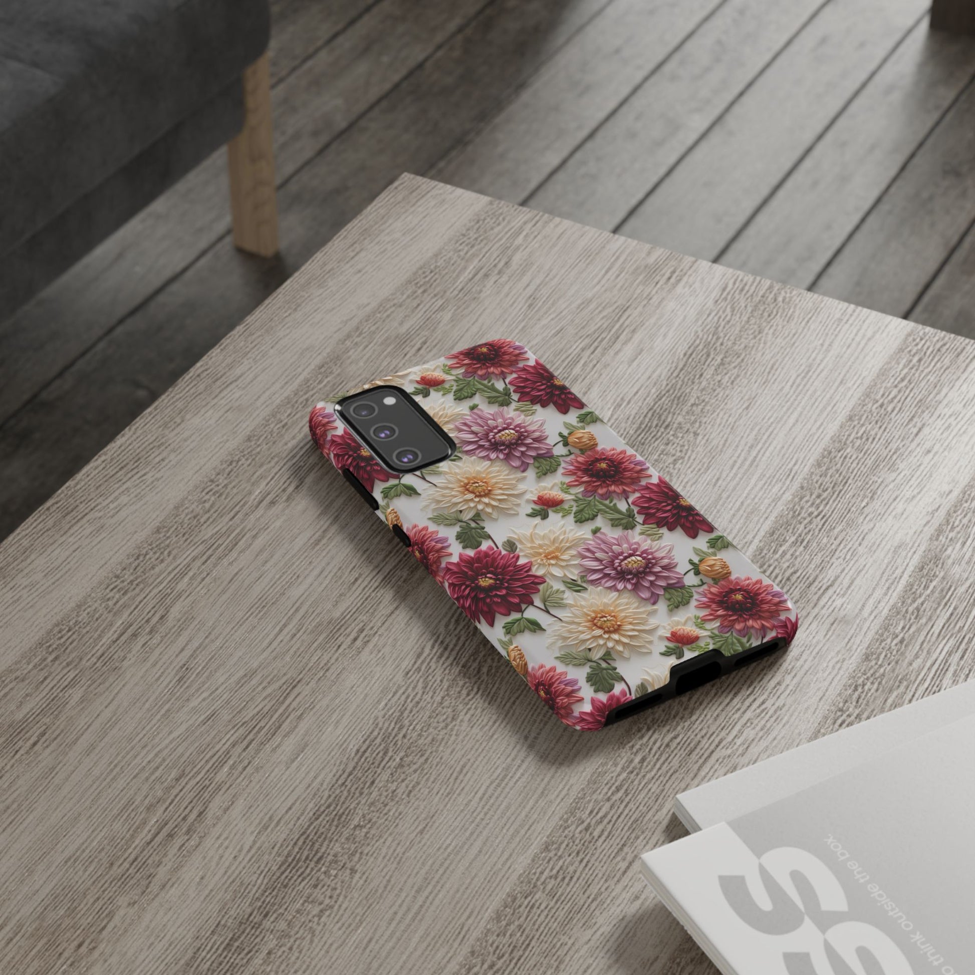Floral Fall Phone Case for iPhone 16 pro15 14 13 12  21 23 Samsung, and Pixel | Stylish Protective Cover Gift for Her Perfect for Floral Lover - MRSBYVALLE
