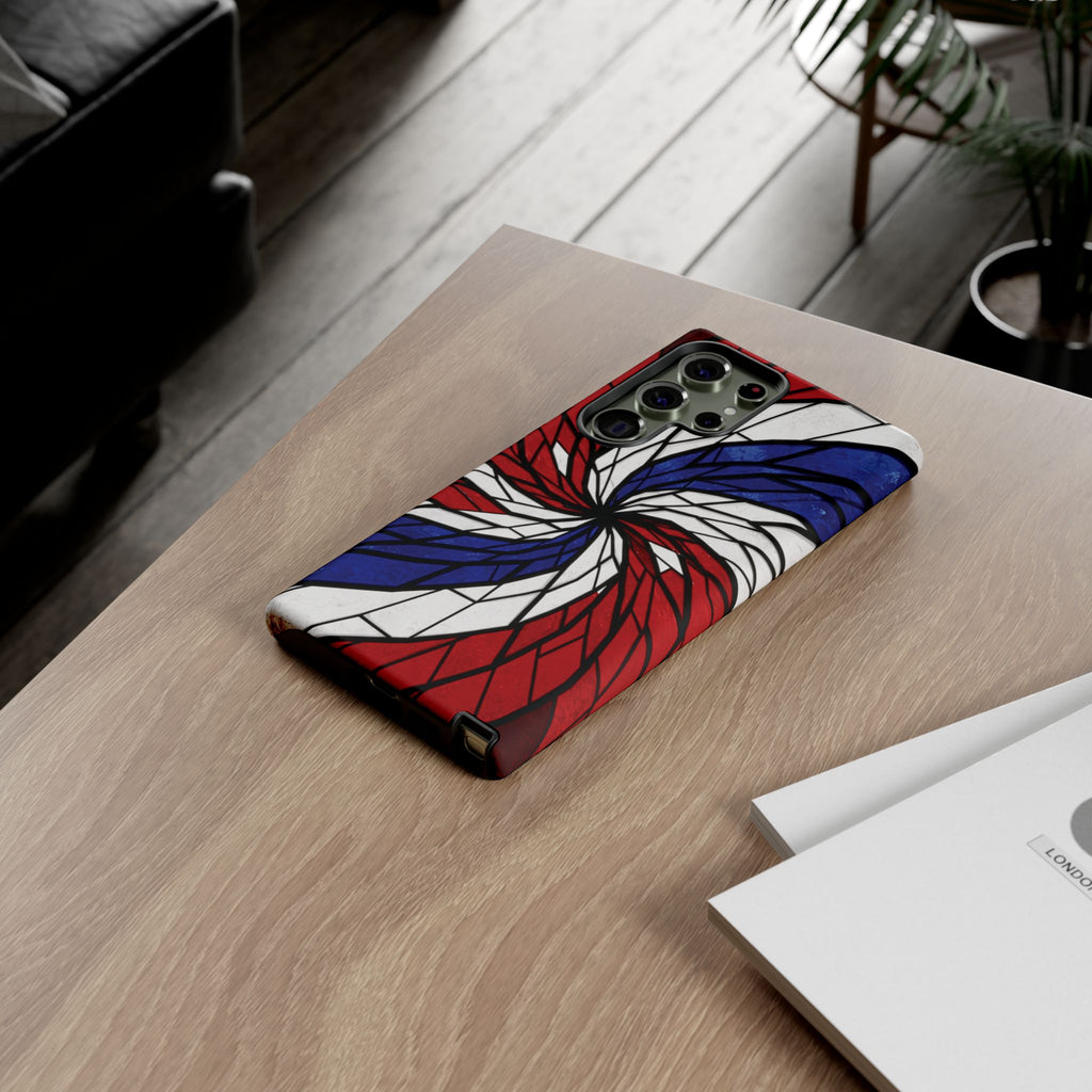 Patriotic Red White & Blue Phone Case – USA Flag Design, Independence Day Gift, Protective Cover for iPhone, Samsung, Pixel