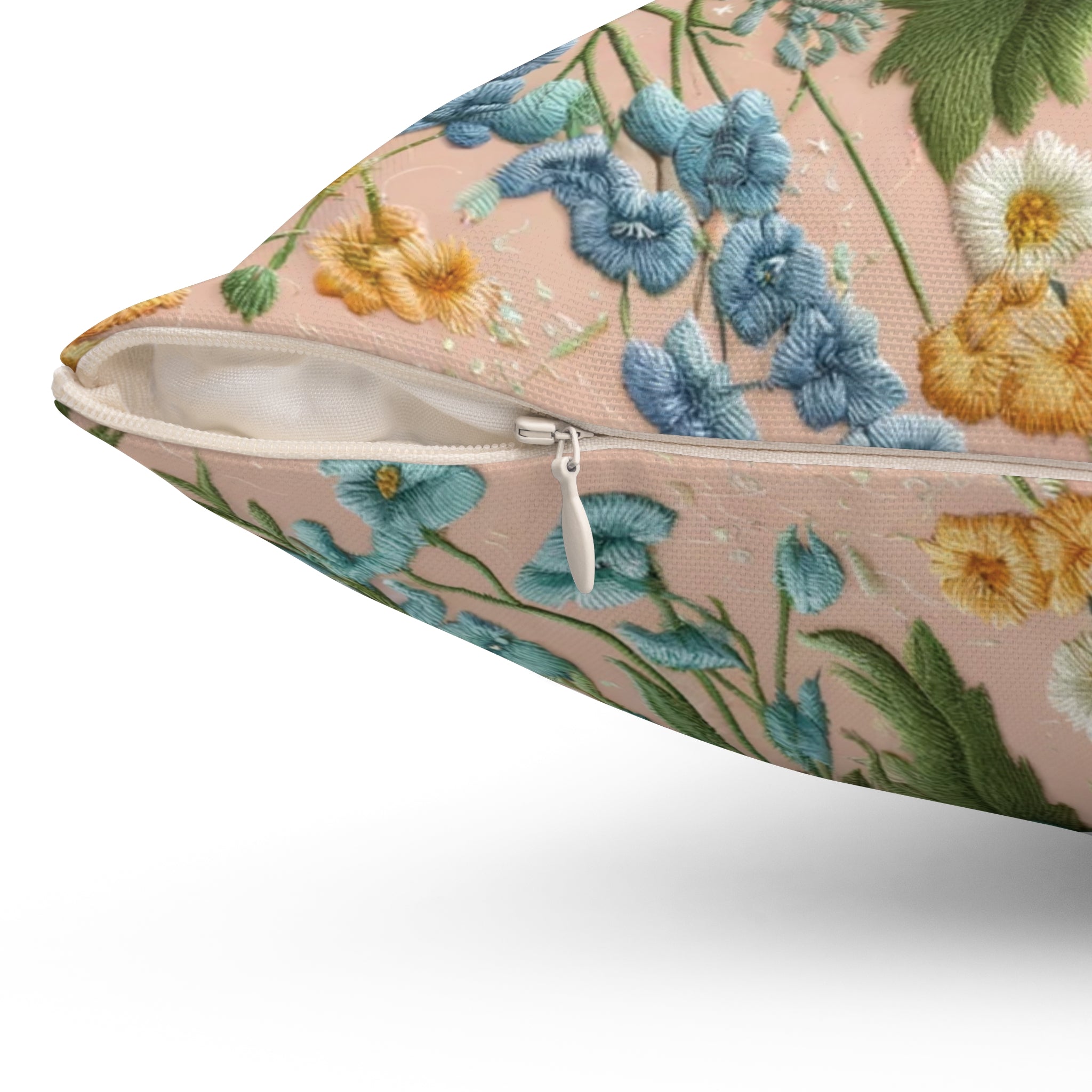 Best Elegant Pastel Floral Boho Square Pillow Add a Touch of Nature to Your Home Decor | Premium Quality, Soft, and Durable | Perfect for Couch, Bed, or Chair | Elegant Floral Bedrooms, Soft,Pillow Gift New House, Bridal Shower Gift - MRSBYVALLE