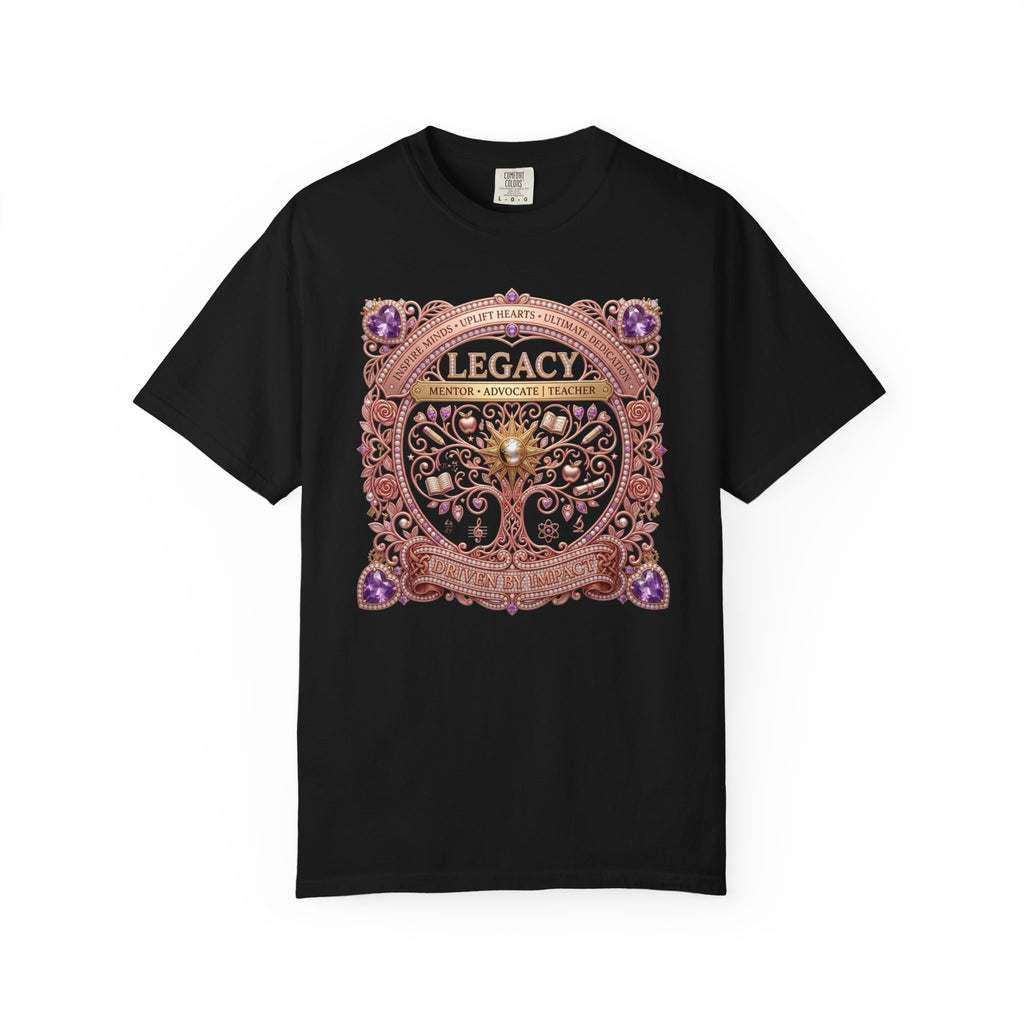 Teacher Driven by Impact Comfort Colors® T-Shirt | Inspirational Teacher Graphic TeeLegacy Family Tree T-Shirt Gift for her
