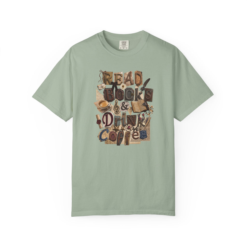 Read Books Drink Coffee T-Shirt | Book Lover Shirt | Coffee Lover Gift | Reader Tee | Bibliophile Shirt | Cozy Reading Aesthetic