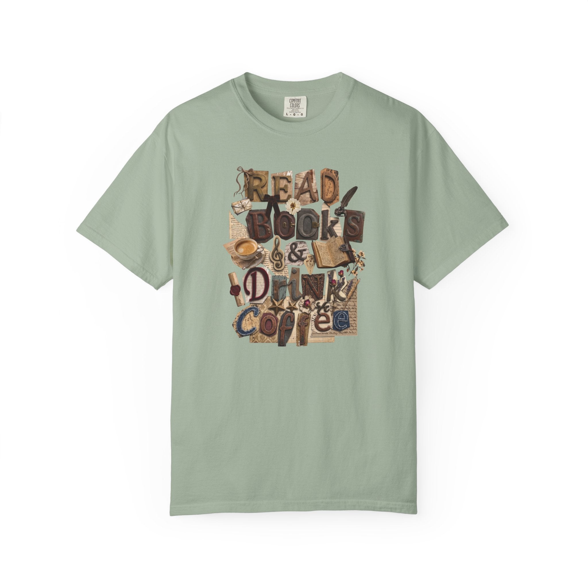Read Books Drink Coffee T-Shirt | Book Lover Shirt | Coffee Lover Gift | Reader Tee | Bibliophile Shirt | Cozy Reading Aesthetic