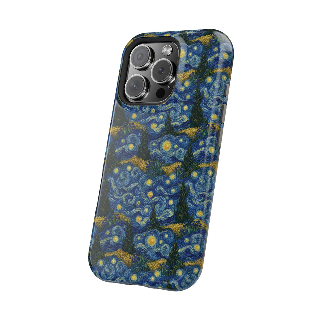 Van Gogh Illusion Magnetic Phone Case — Elegant Impact‑Resistant Art Lover Design