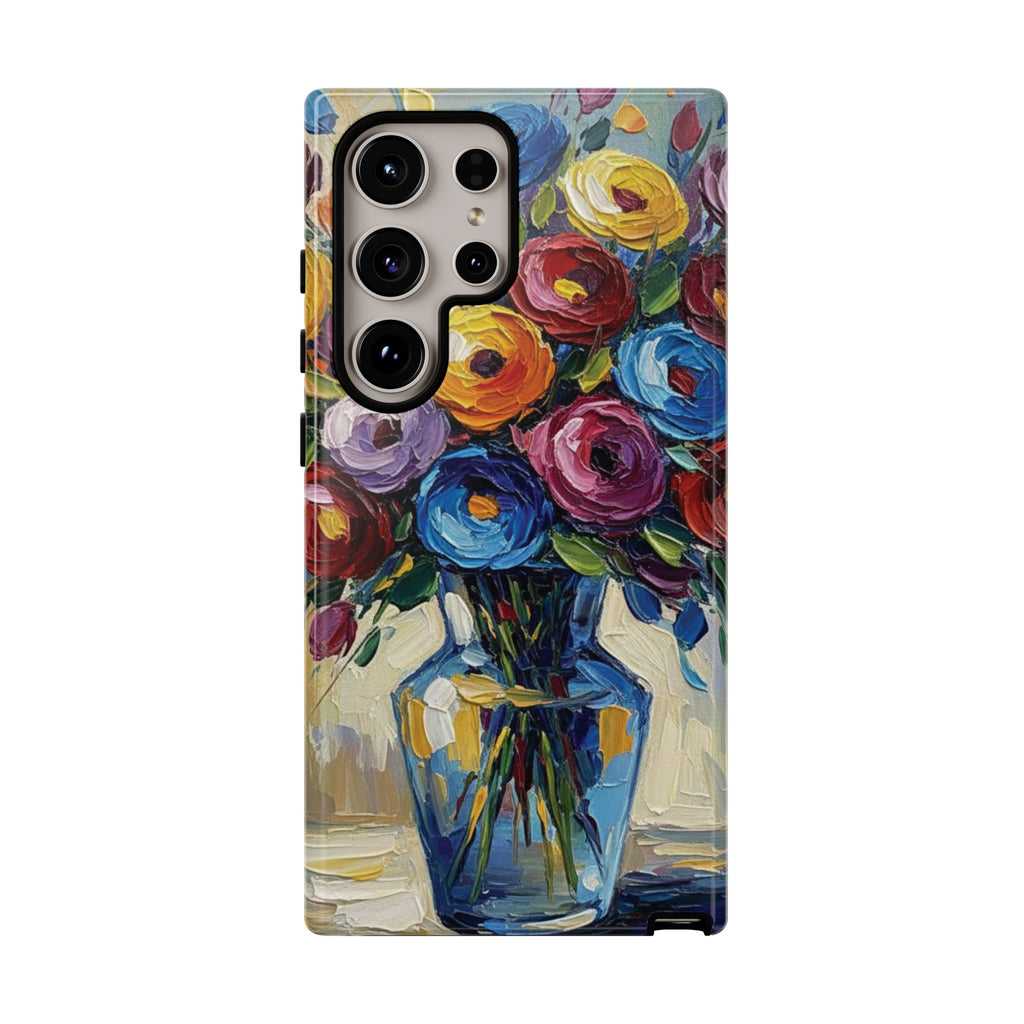 Floral Luxury Oil Painting Illusion Tough Case — Floral Art Phone Case for Art Lovers