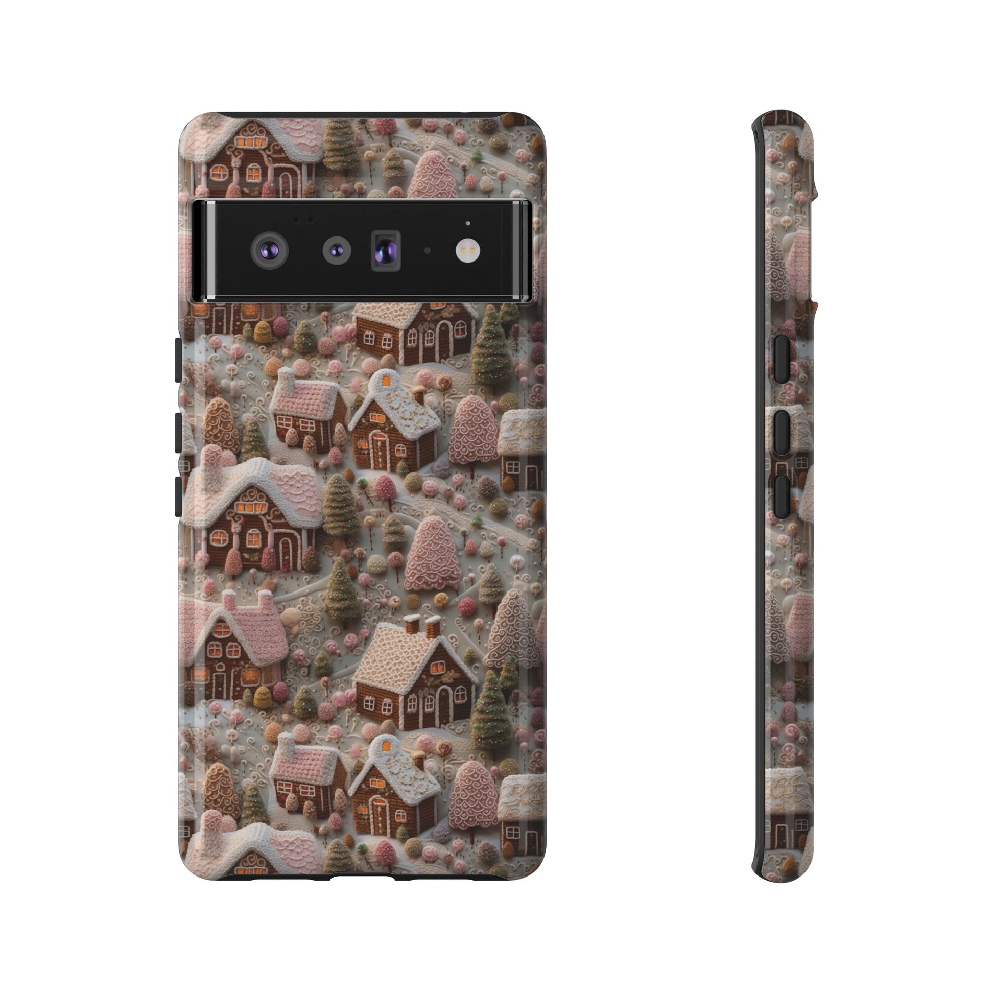 Gingerbread House 3D Phone Case Durable for iPhone Samsung Gift iPhone 15, 14, 13 Samsung Pixel Gift for Mom Accessory Gift for Her