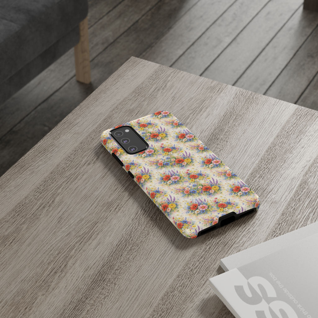 Watercolor Wildflowers Phone Case — Tough Cases