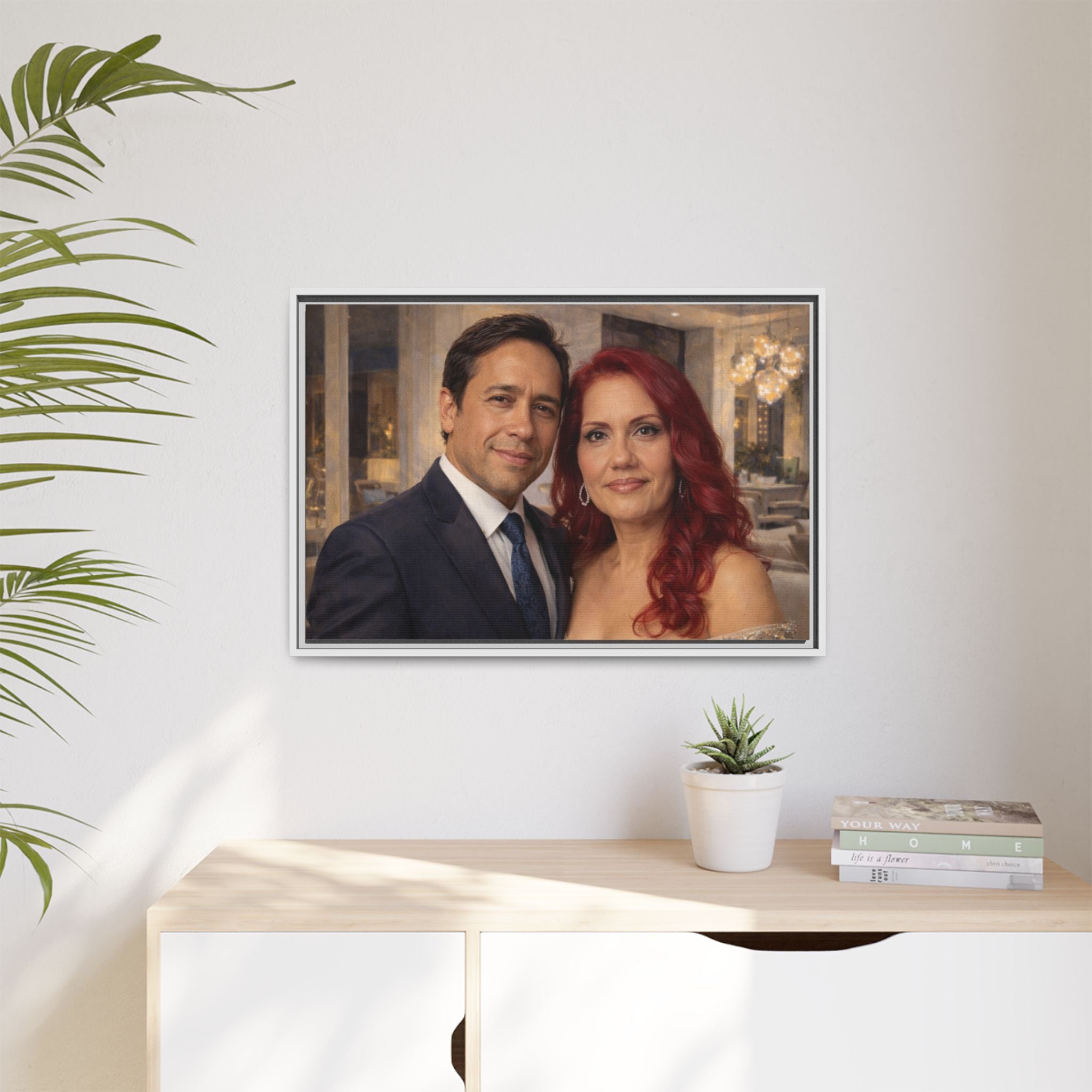 Custom Oil Painting Illusion Canvas – Luxury Portrait Art