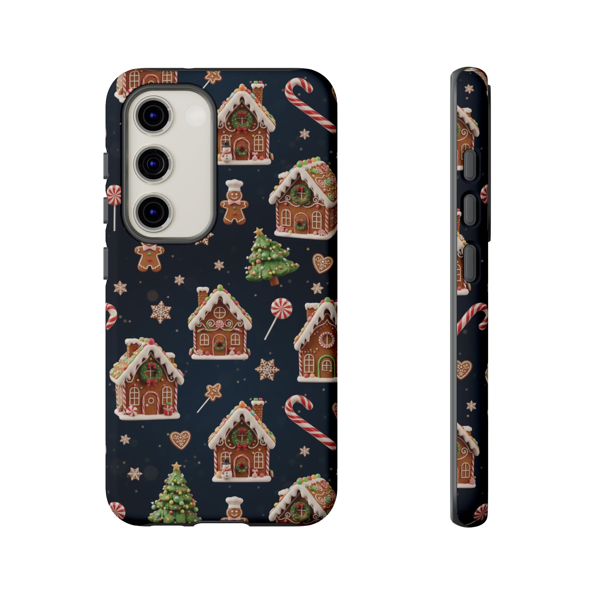 3D Gingerbread House Christmas Phone Case | Premium Holiday Gift Cover for iPhone 17, iPhone, and Samsung Galaxy Gift for Her or Him