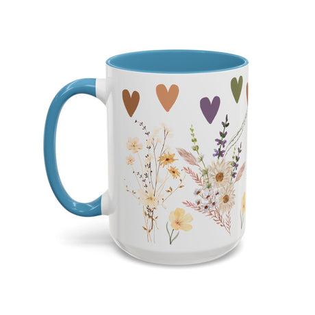 Wildflower Ceramic Mug Elegant Gift for Coffee or Tea Lovers Perfect for Mothers Day Birthdays and Adding Charm to Any Kitchen Gift