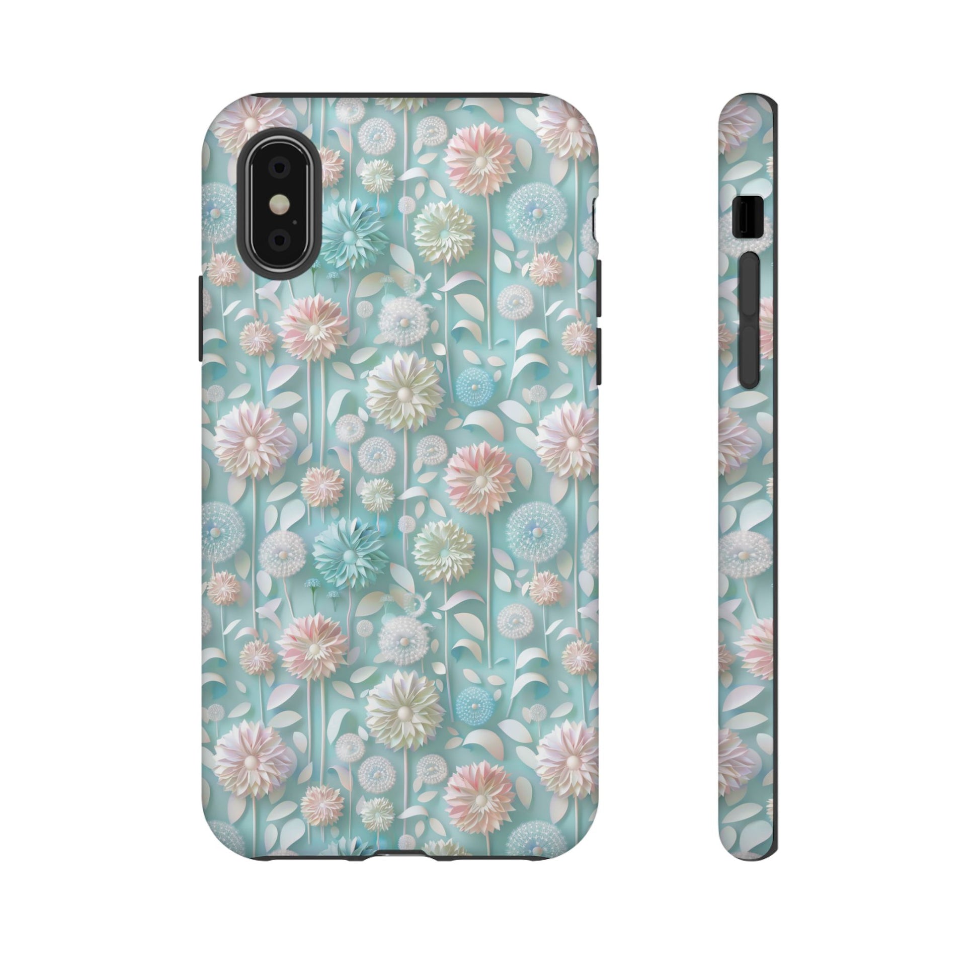 Pastel Floral Phone Case for iPhone & Samsung | Elegant and Slim Design with Shockproof Protection | Durable, Scratch-Resistant, and Lightweight | Stylish Accessory