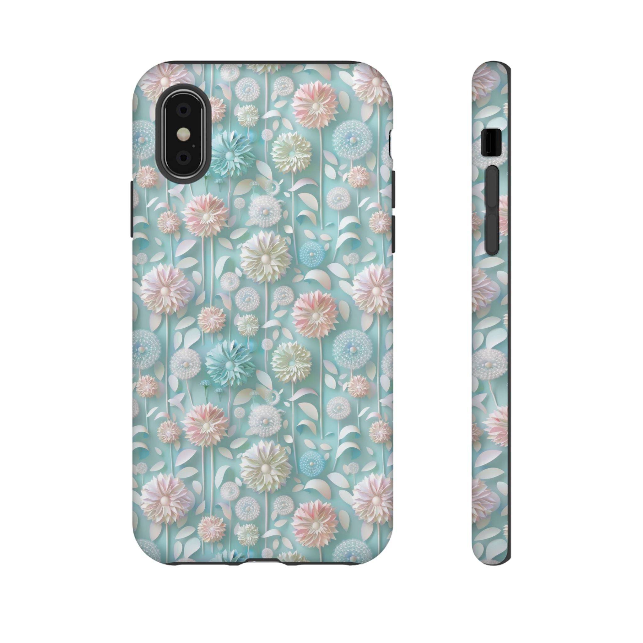Pastel Floral Phone Case for iPhone & Samsung | Elegant and Slim Design with Shockproof Protection | Durable, Scratch-Resistant, and Lightweight | Stylish Accessory