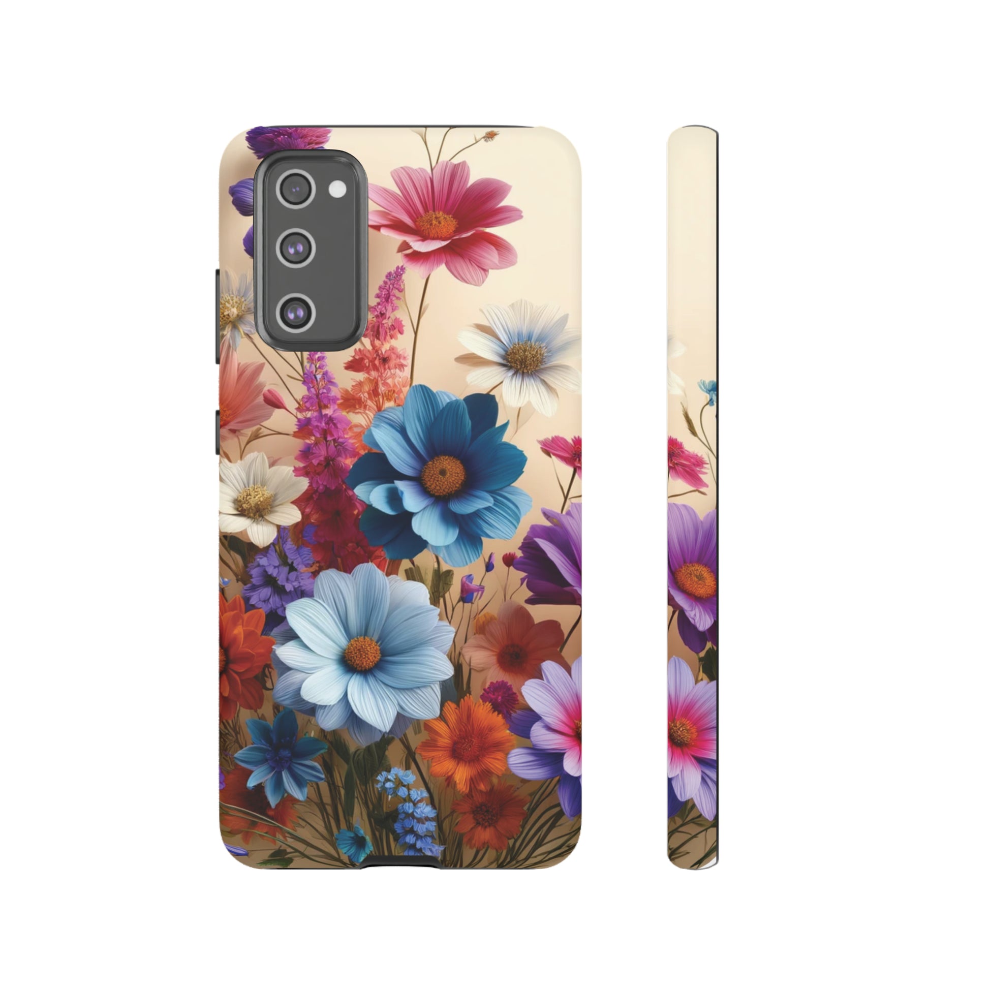Best Phone Case Floral 3D Illusion Luxury Tough Case Floral Elegant Durable Stylish for Modern Devices iPhone 15, Samsung iPhone Samsung Accessory Gift for Her.