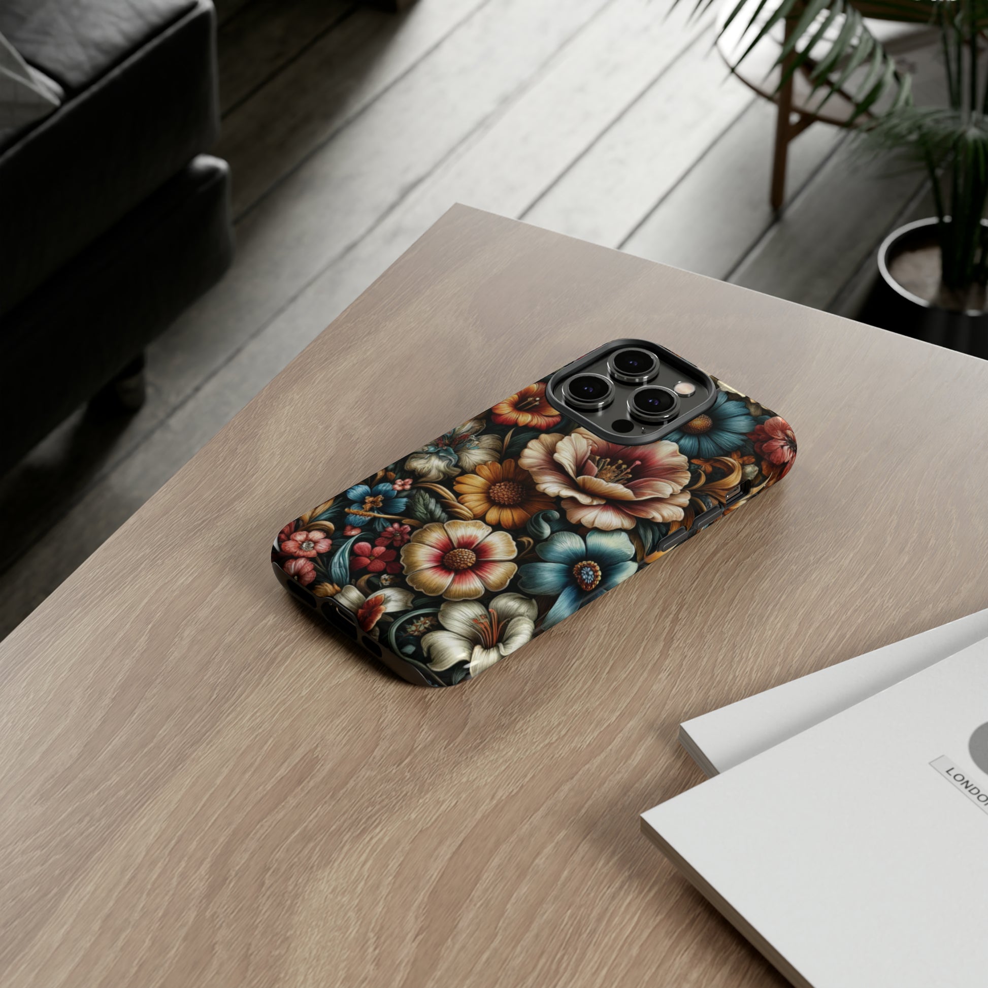 Pastel Floral Design Luxury Phone Tough Case Floral Elegant Durable Stylish for Modern Devices iPhone 15, Samsung iPhone Samsung Accessory Gift for Her.