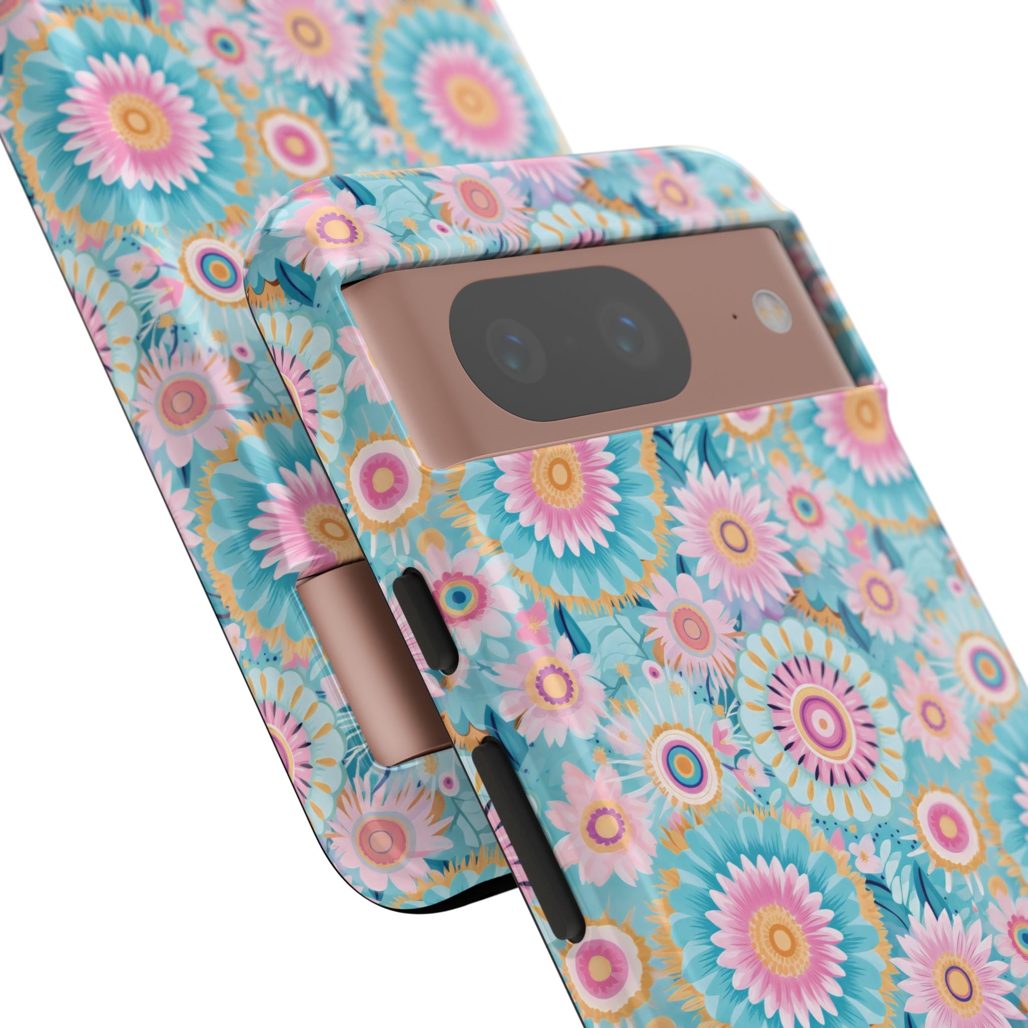 Coque de téléphone abstraite aquarelle bohème moderne compatible avec iPhone, Samsung et plus - Protection élégante et durable avec un design artistique vibrant, cadeau parfait pour elle
