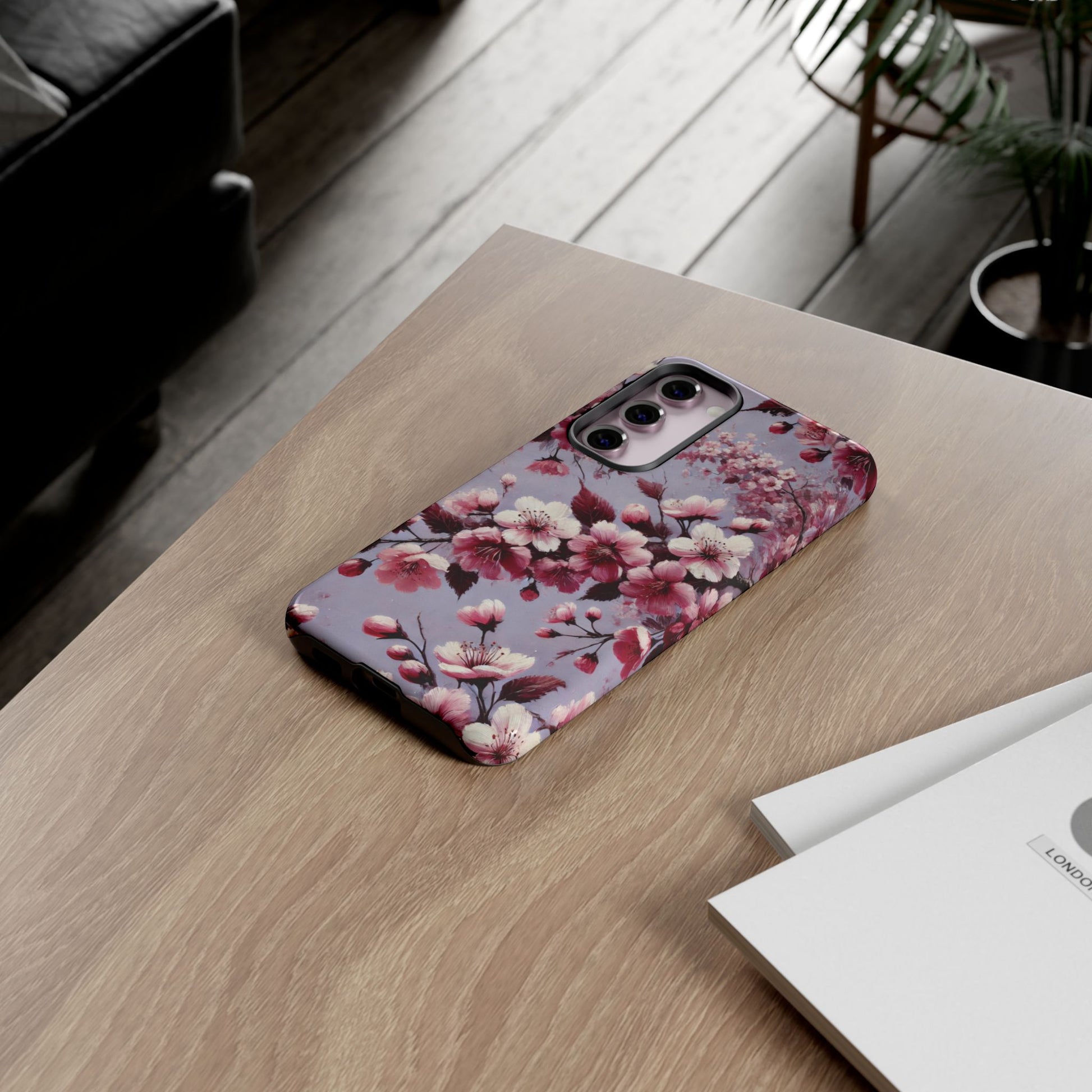 Lavender Floral Fall Phone Case for iPhone 16 pro15 14 13 12  21 23 Samsung, and Pixel | Stylish Protective Cover Gift for Her Perfect for Floral Lover - MRSBYVALLE