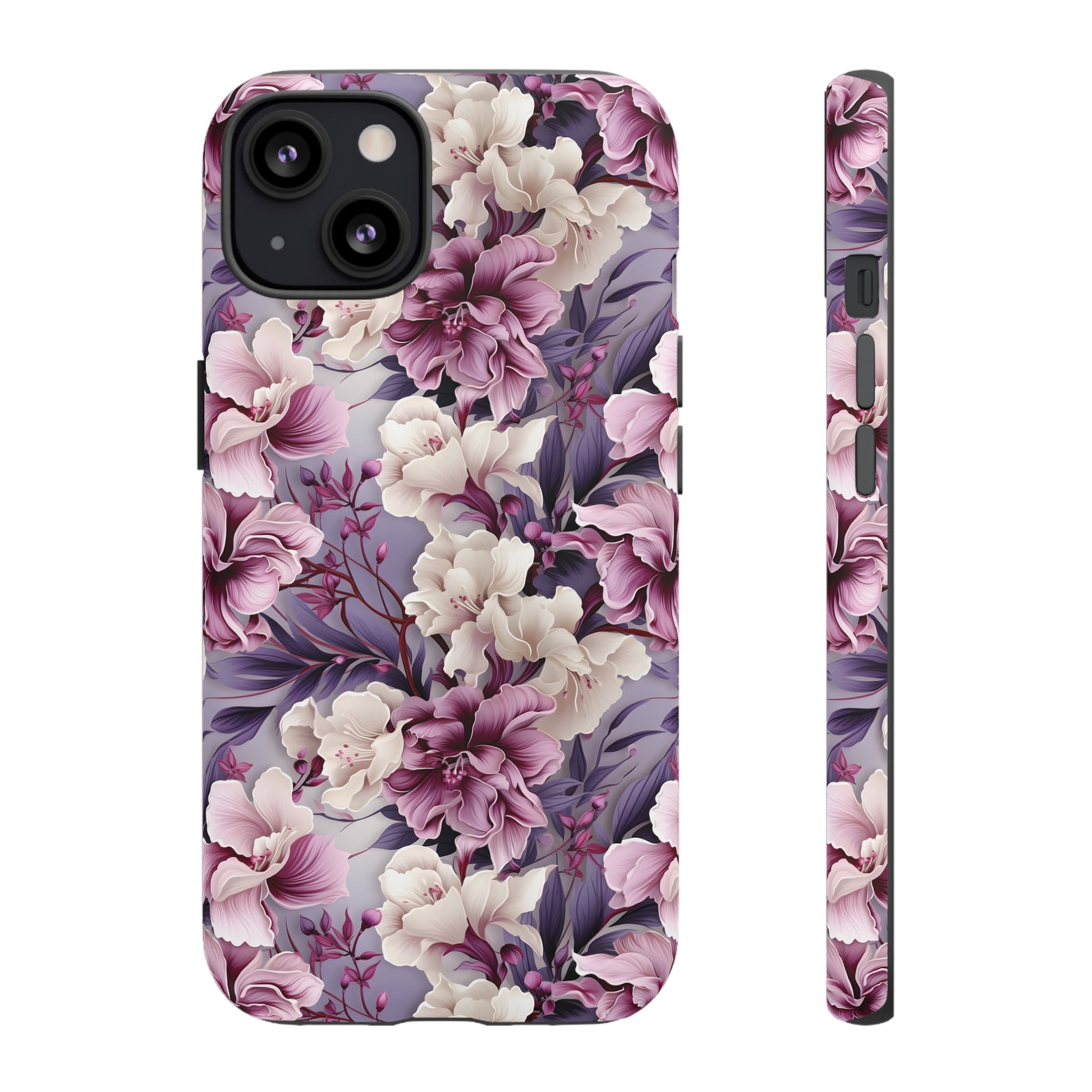 Lavender Flowers Protective Phone Case Gift for Her Phone 15, Samsung iPhone Samsung Gift for Her Case iPhone 15, Samsung
