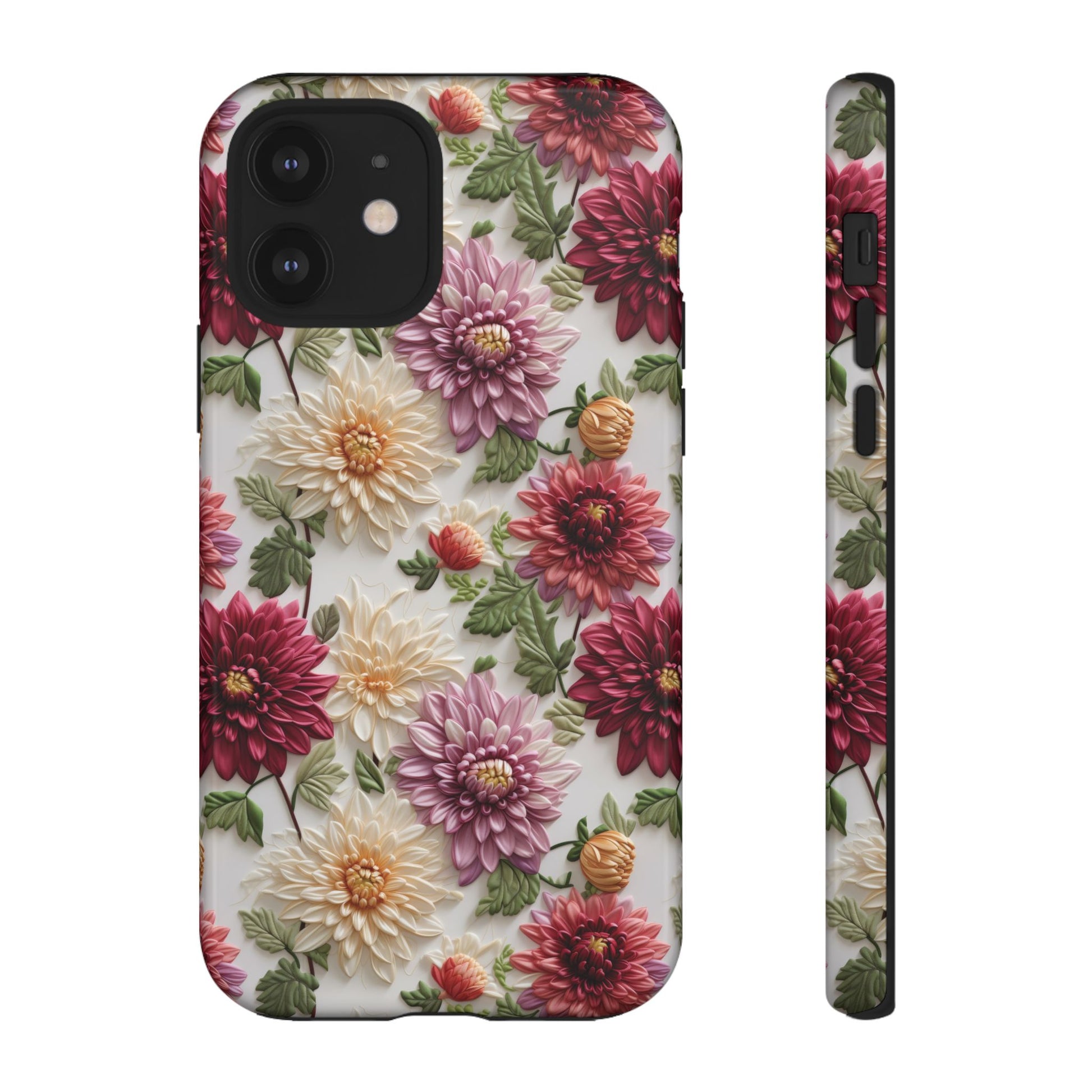 Floral Fall Phone Case for iPhone 16 pro15 14 13 12  21 23 Samsung, and Pixel | Stylish Protective Cover Gift for Her Perfect for Floral Lover - MRSBYVALLE
