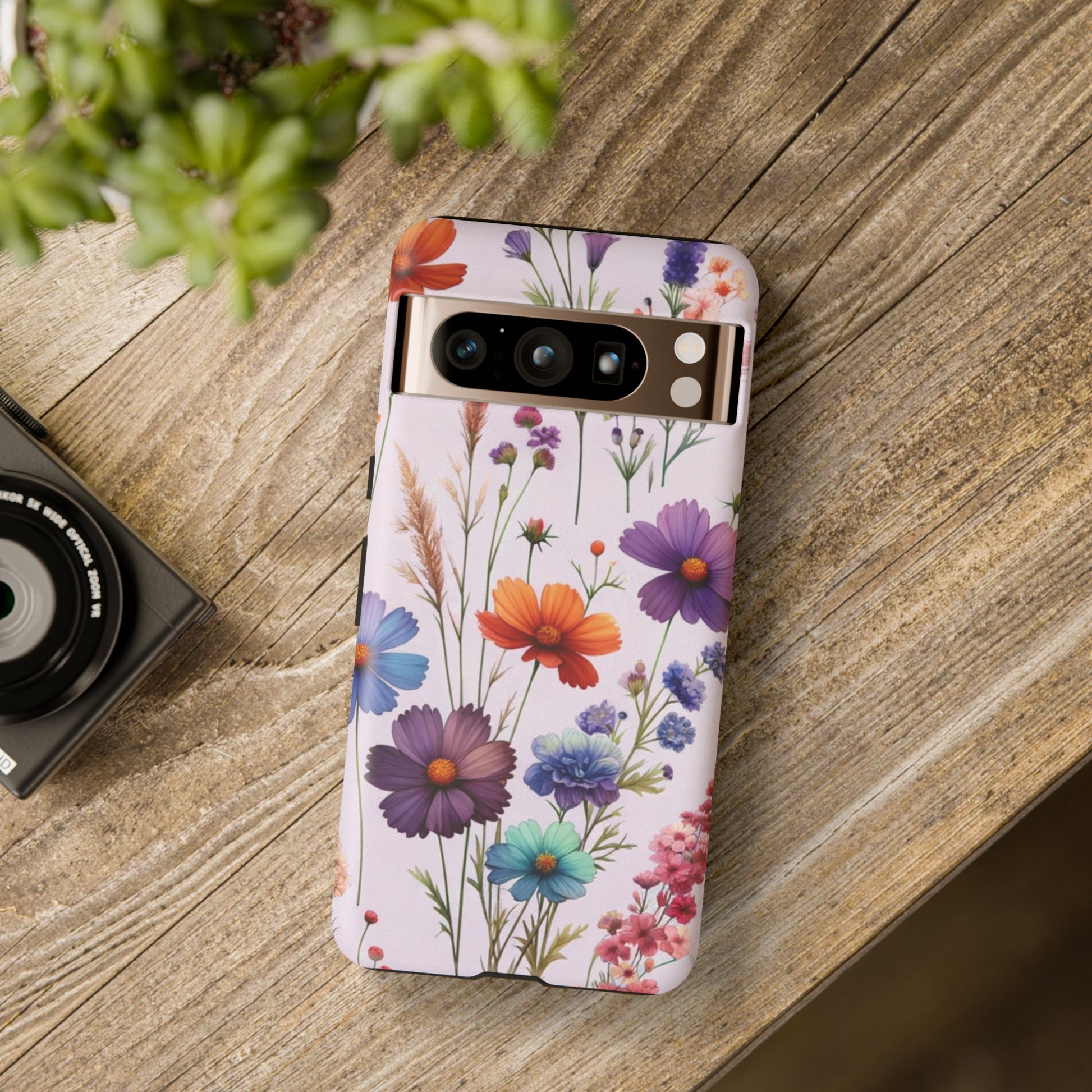 Lavender Wildflowers Protective Phone Case Gift for Her Phone 15, Samsung iPhone Samsung Gift for Her Case iPhone 15, Samsung iPhone Samsung Accessory Gift for Her.